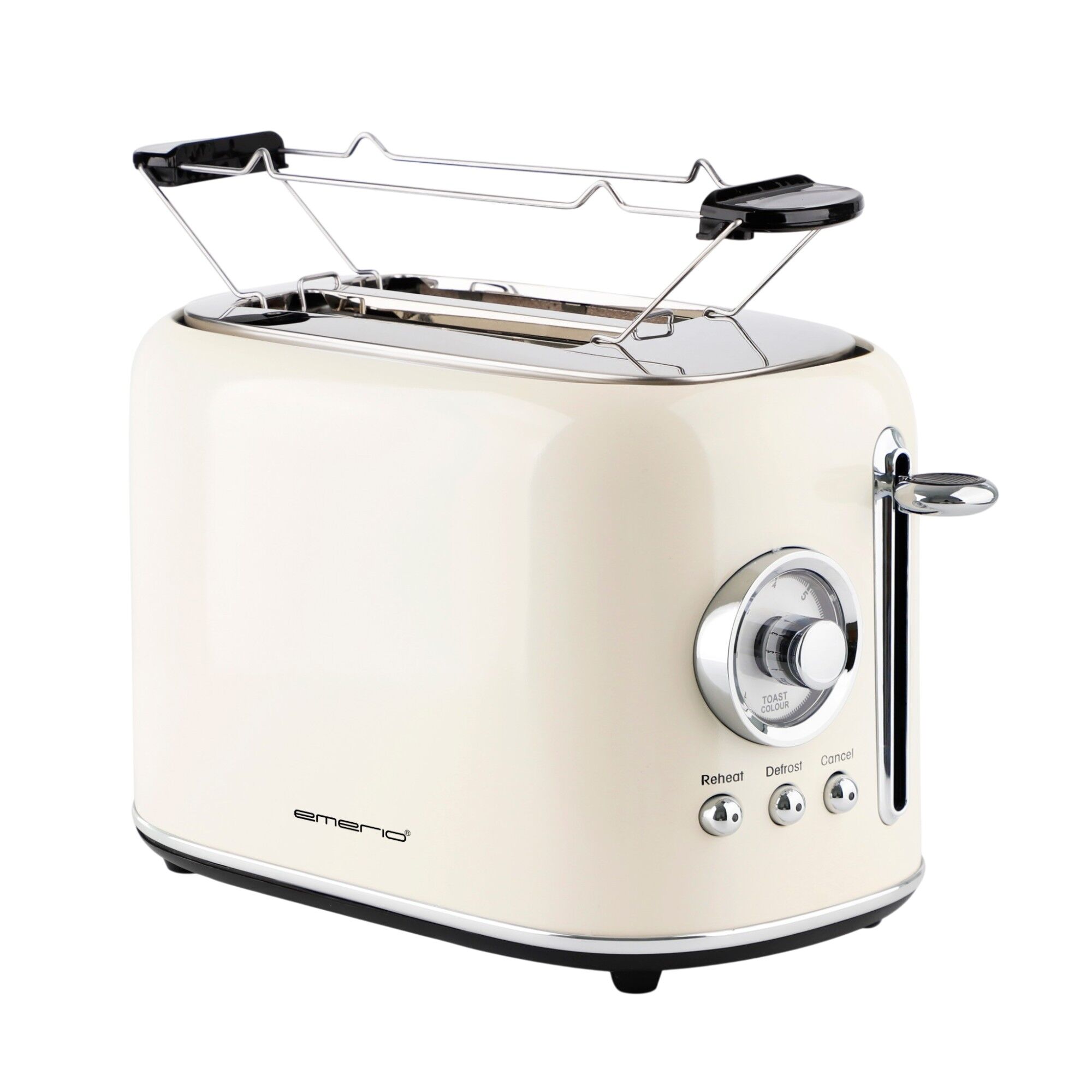 Emerio Retro Brødrister   Ivory