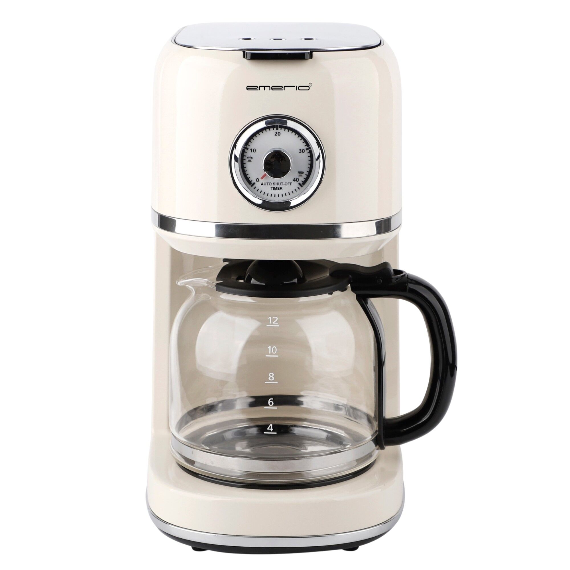 Emerio Retro Kaffemaskine        Ivory