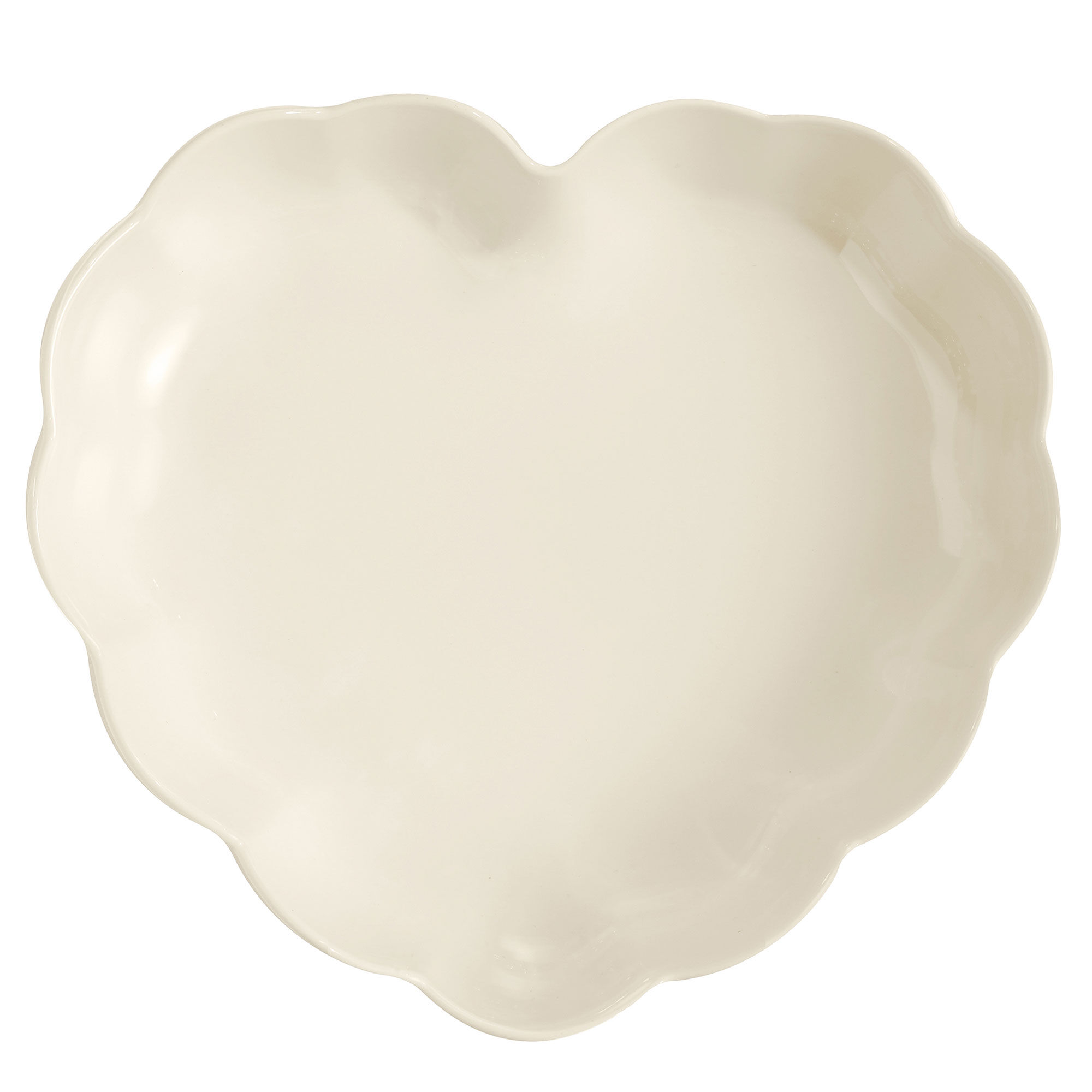 Emile Henry Madeleine Bageform Hjerte  Cream