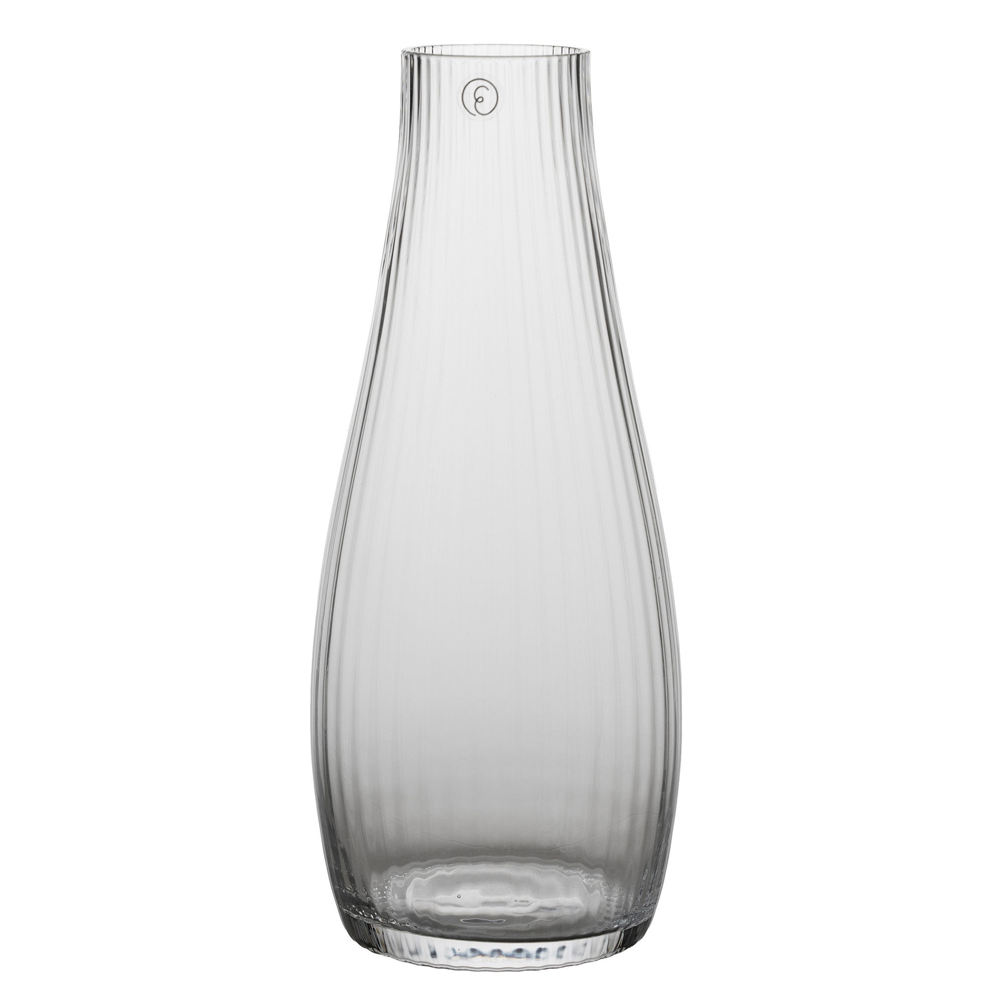 Ernst Karaffel 19 Cm  Riflet Glas