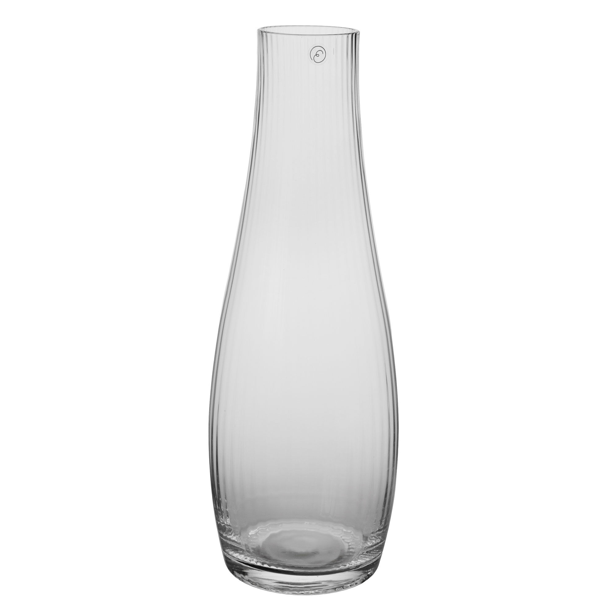 Ernst Karaffel 28 Cm  Riflet Glas