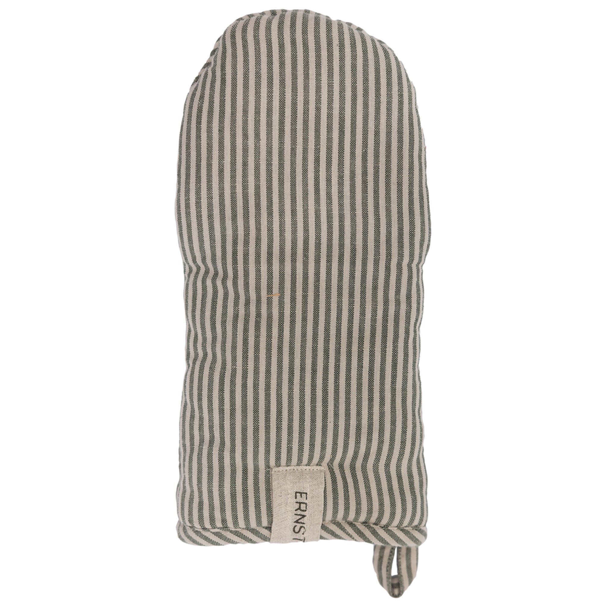 Ernst Ovnhandske Stribet  Grøn Beige