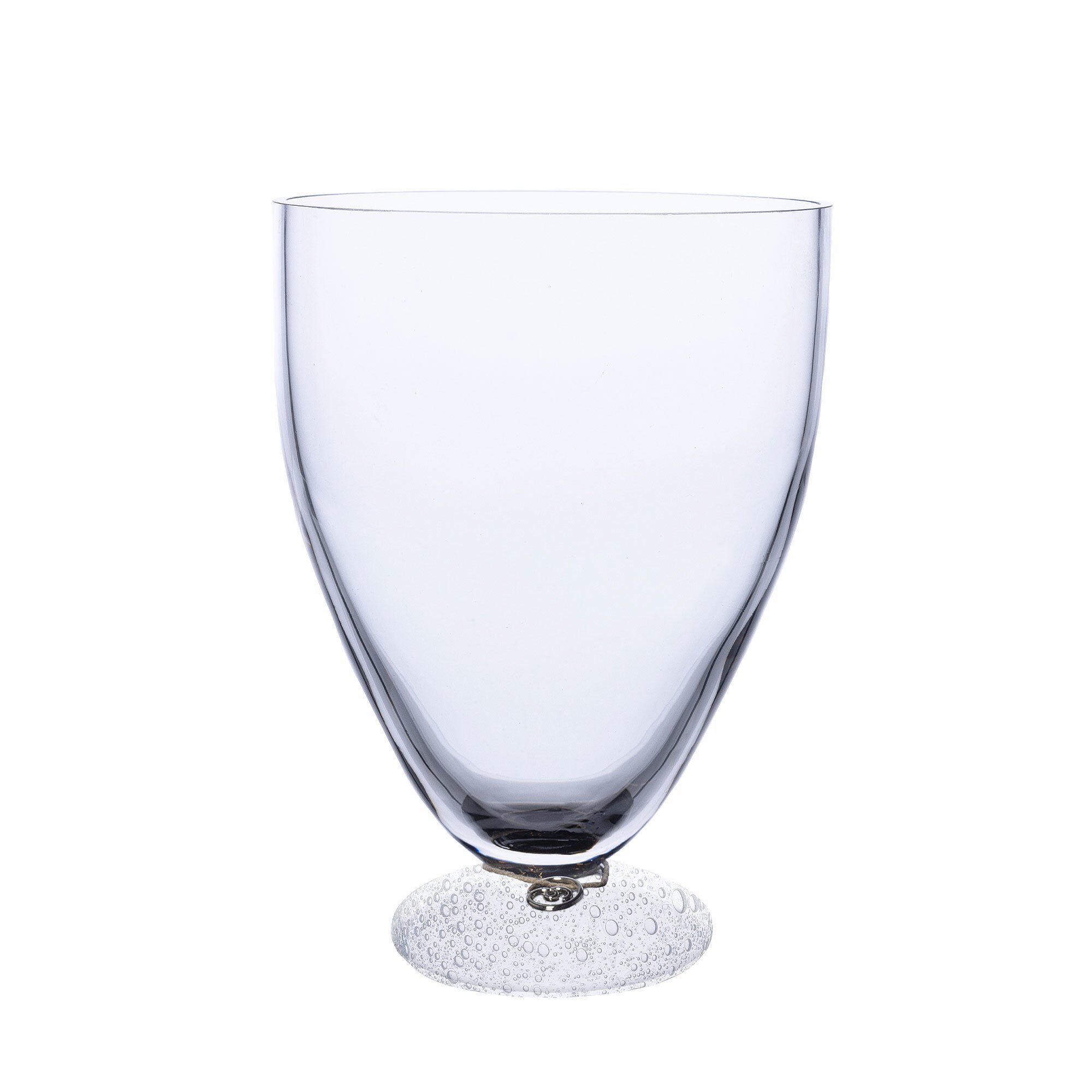 Ernst Vase Med Boblet Fod  Klar