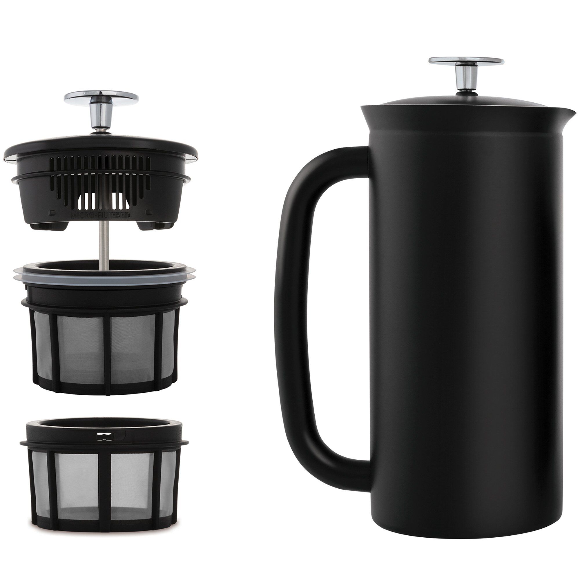 Espro P7 Stempelkande Sort Stål 55 Cl