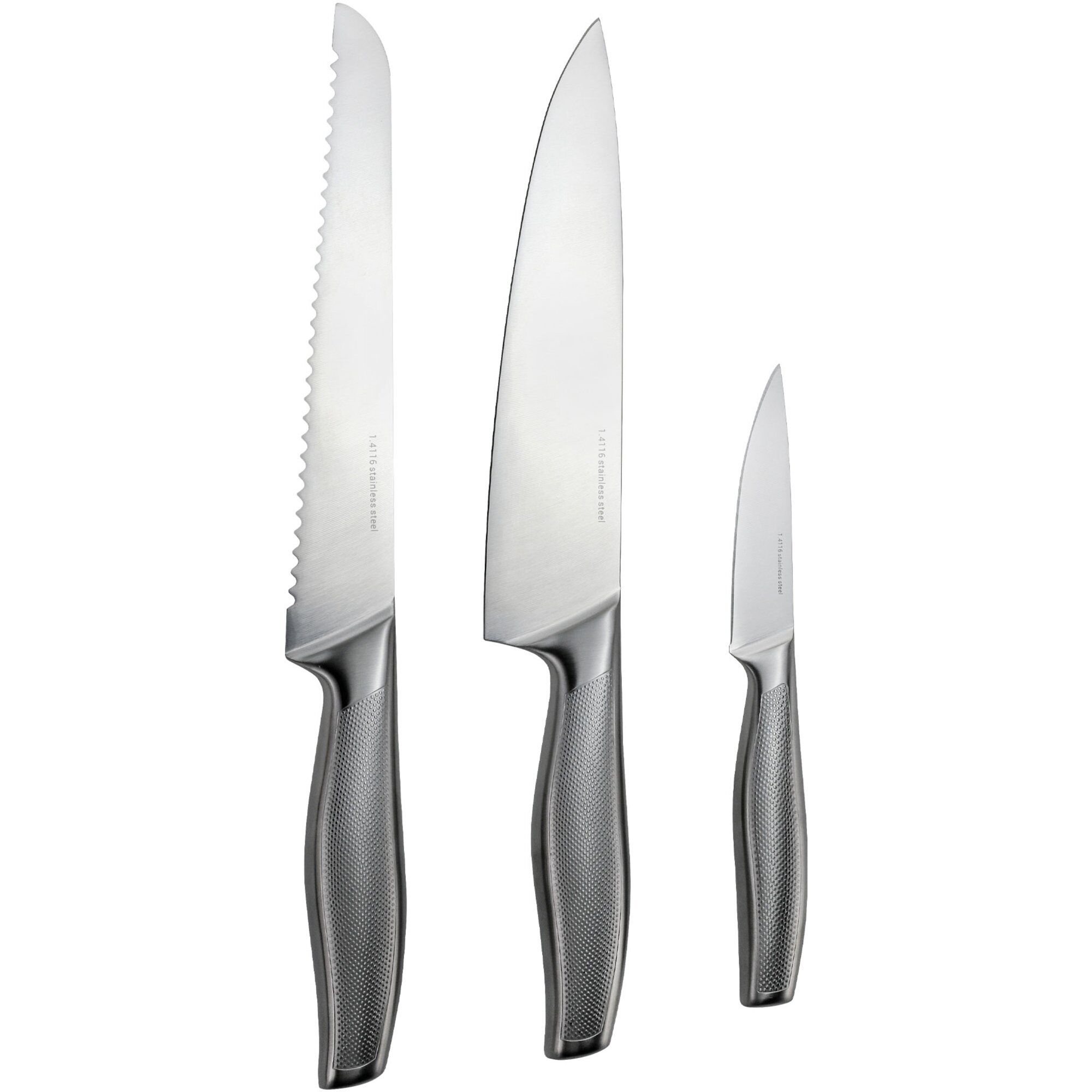 Essentials Knivsæt    4116-stål    Dele