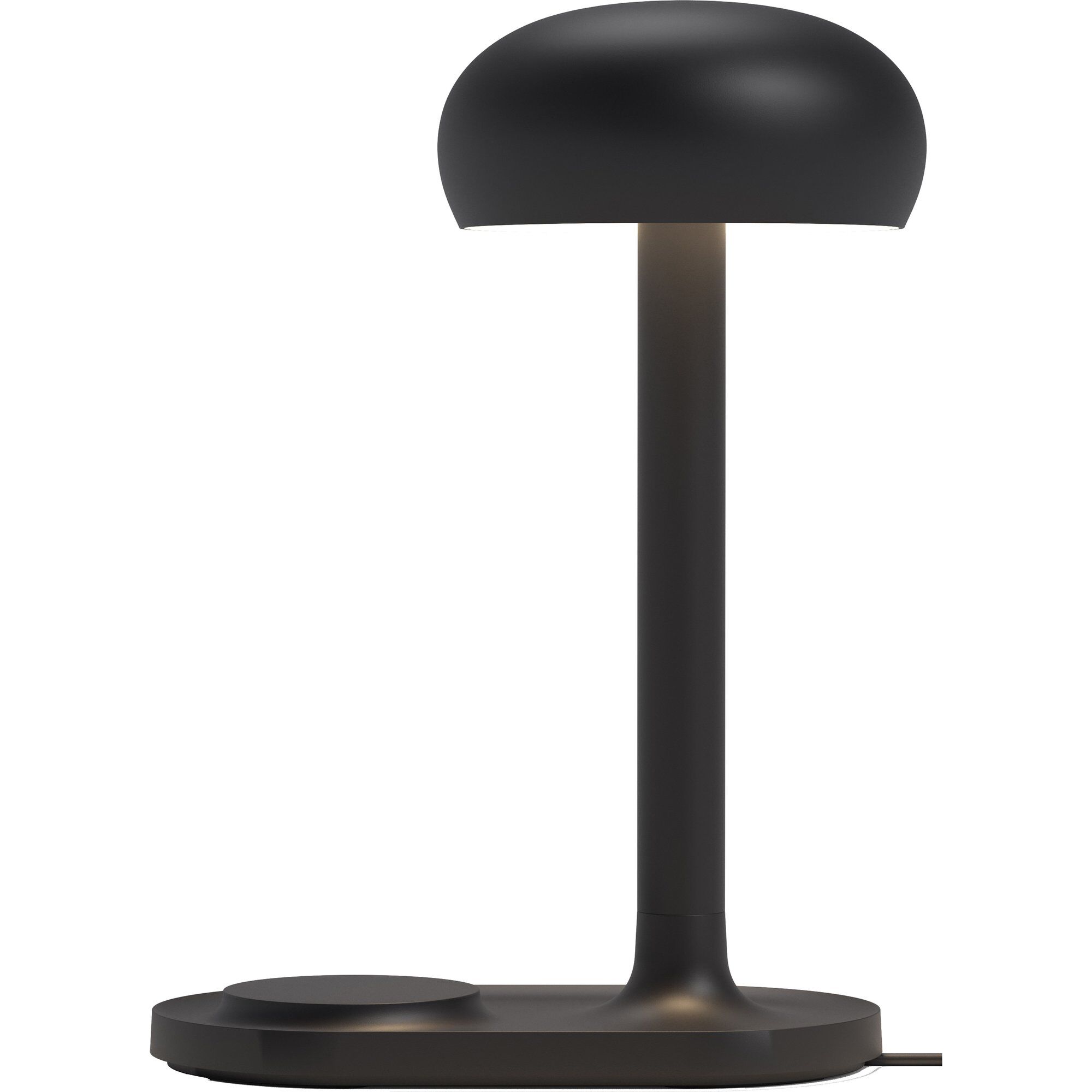 Eva Solo Emendo Lampe Med Qi Trådløs Oplader  Black