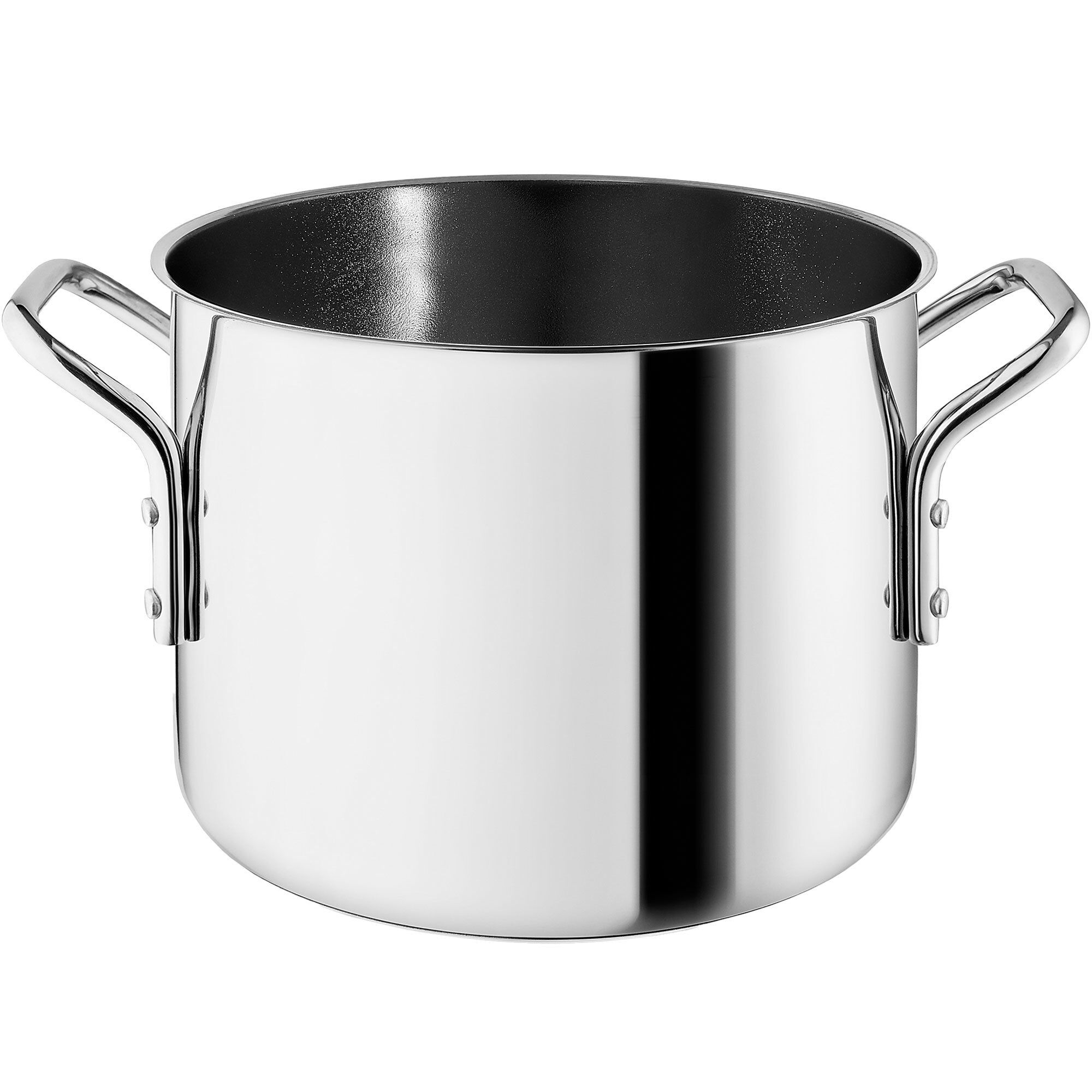 Eva Trio Gryde Med Slip-letâ -belægning     Liter  Rustfrit Stål