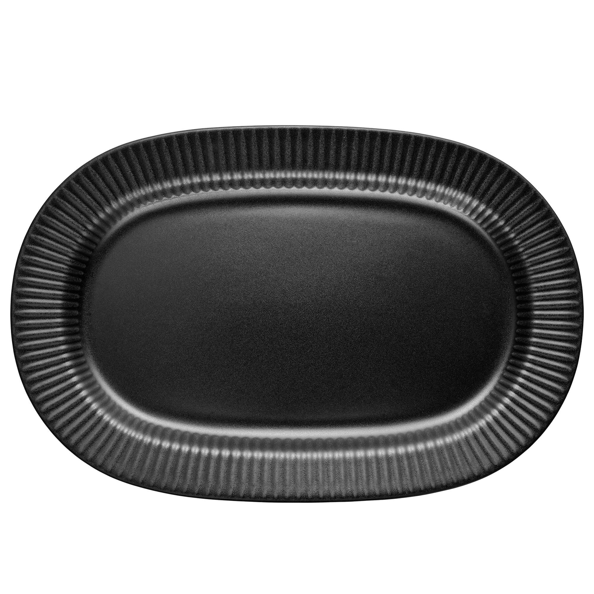 Eva Trio Legio Nova Black Serveringsfad 37x25 Cm