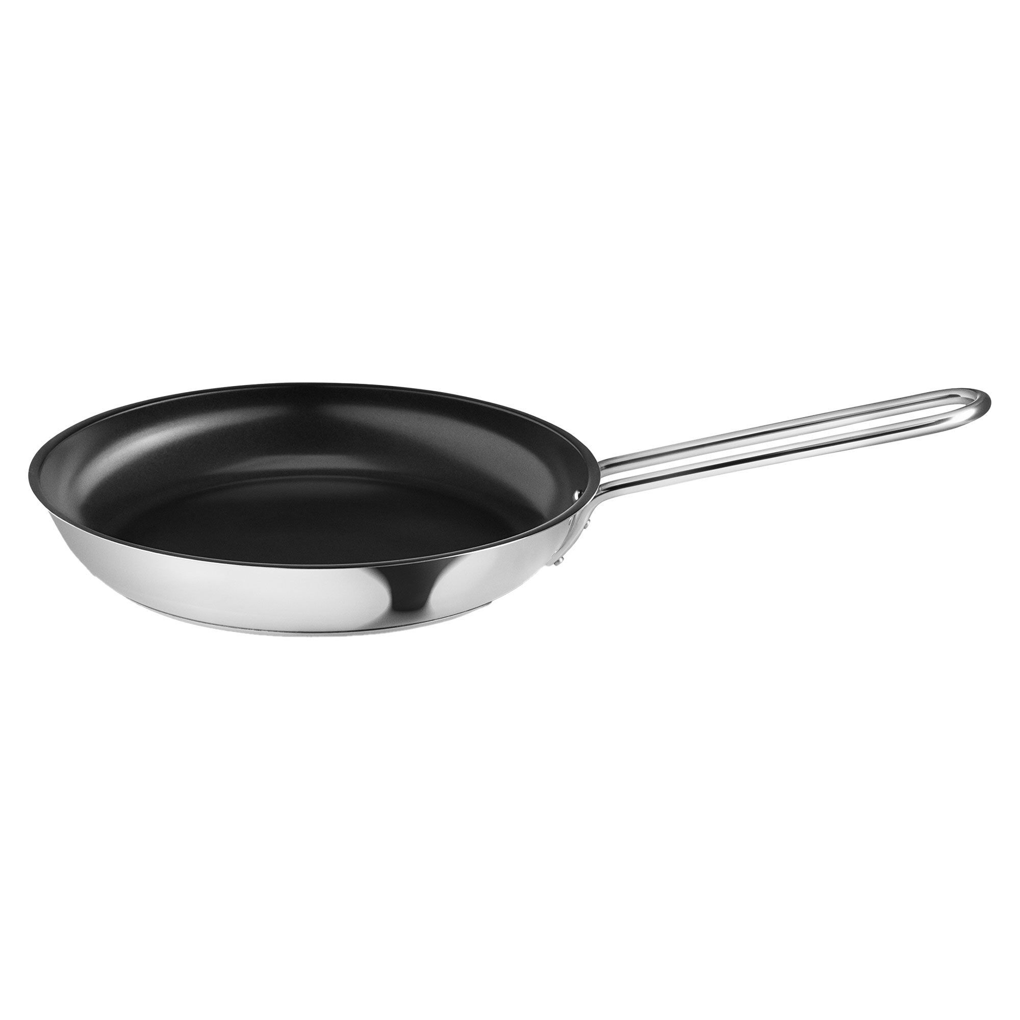 Eva Trio Stegepande Med Keramisk Slip-letâ  24 Cm  Rustfrit Stål