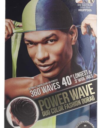 Fashion Duo Durag Green Blue