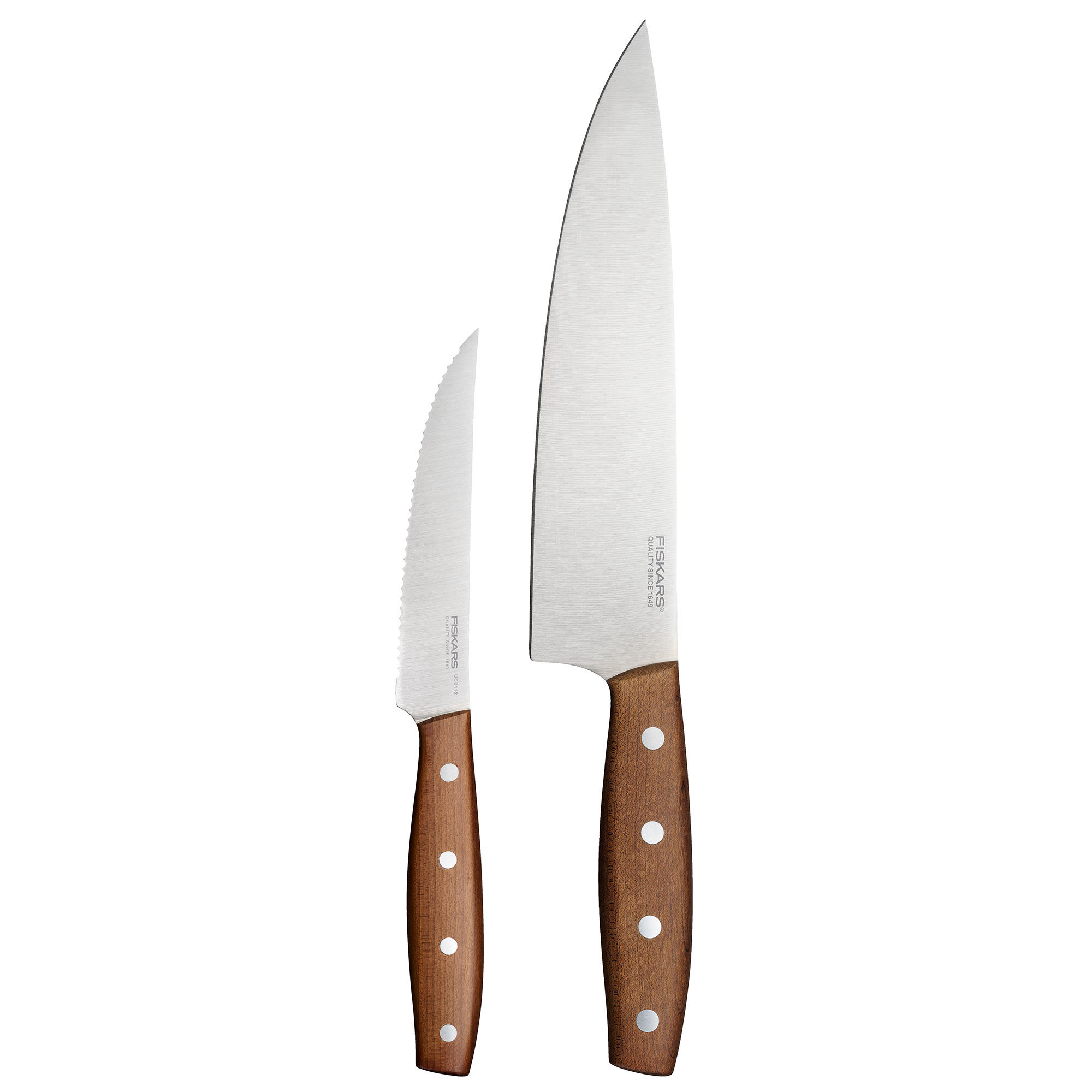 Fiskars Folken Knivsæt   Dele  Træ
