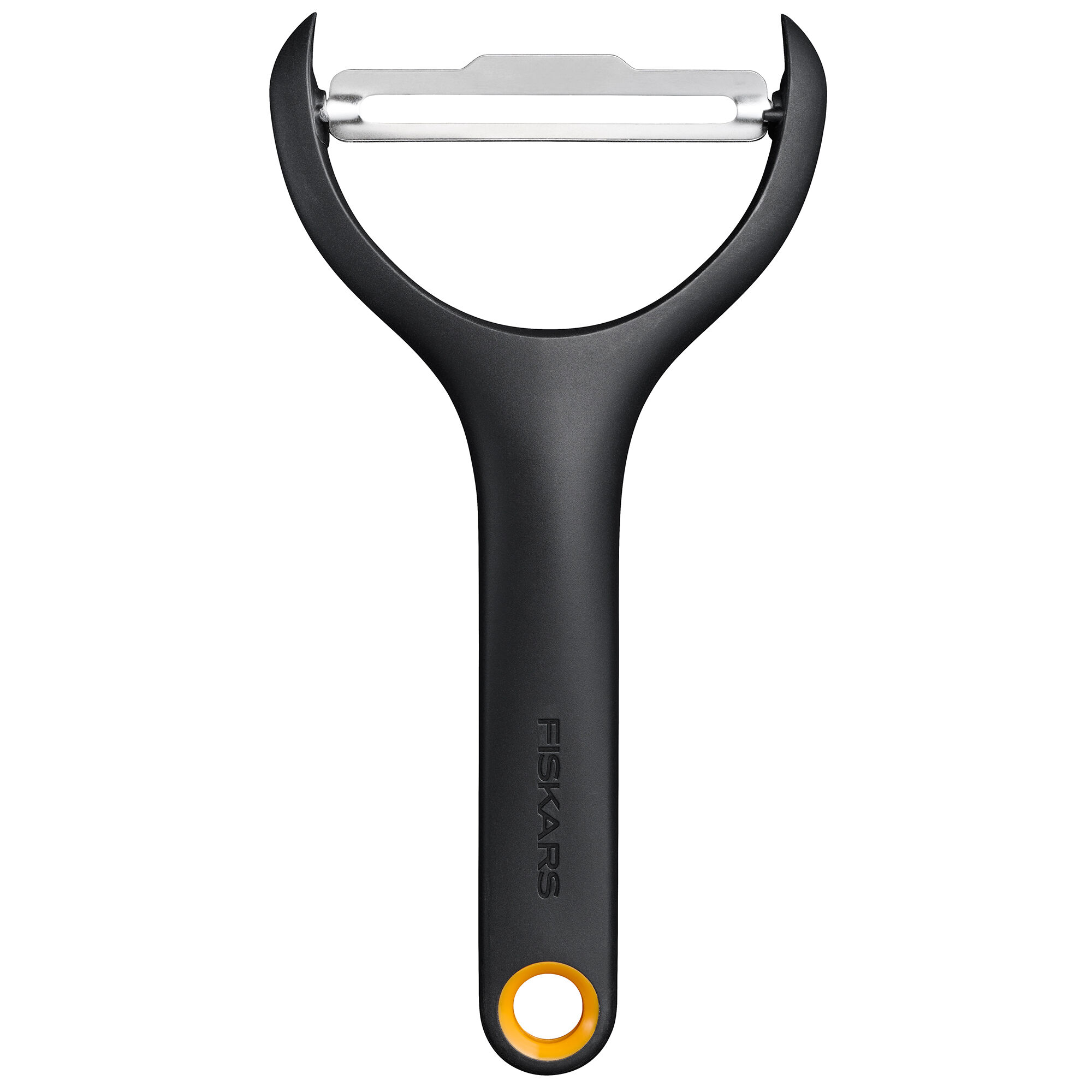 Fiskars Functional Form Grøntsagsskræller 15 Cm  Sort Orange