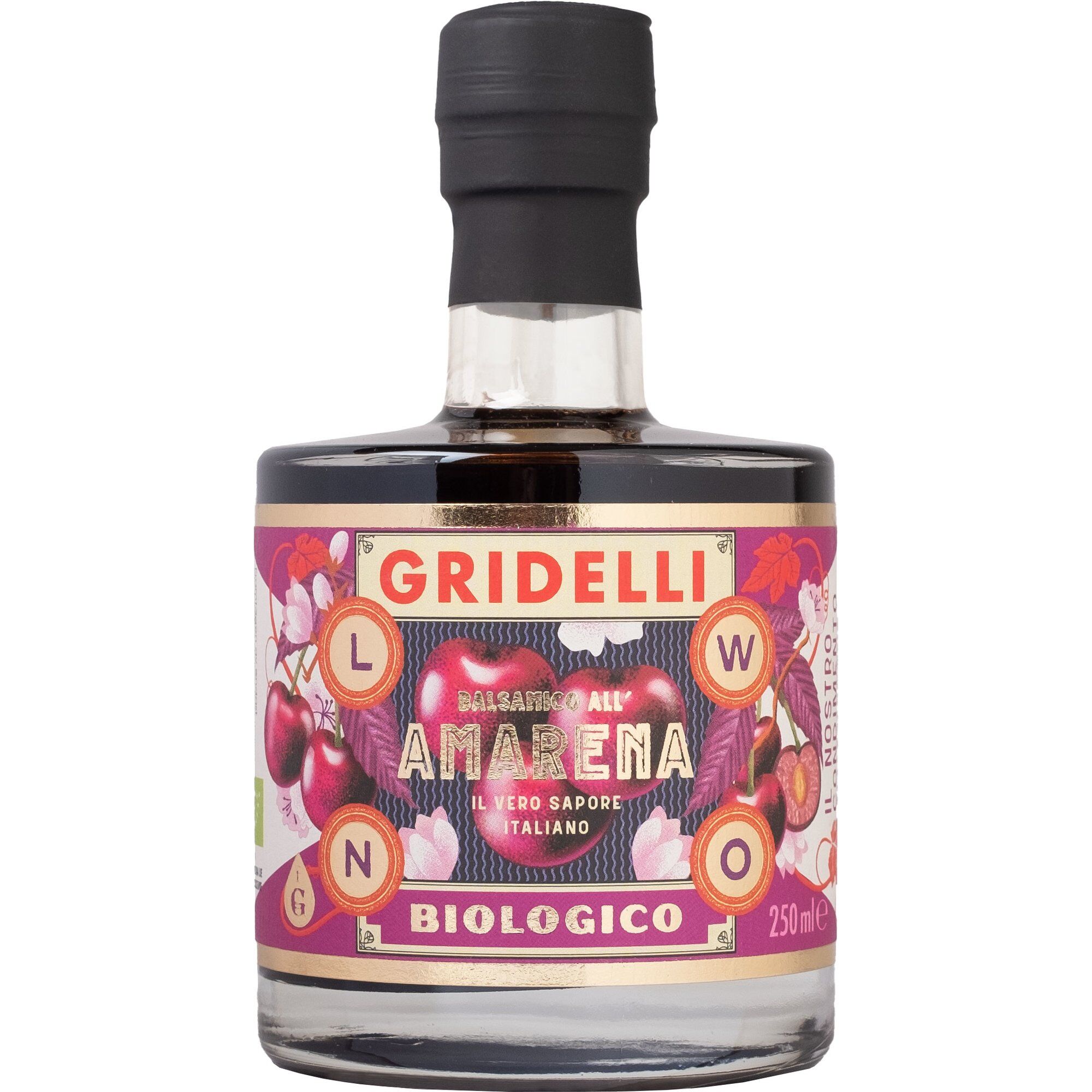 Fratelli Gridelli Aceto Balsamico All 39  Amarena 250 Ml