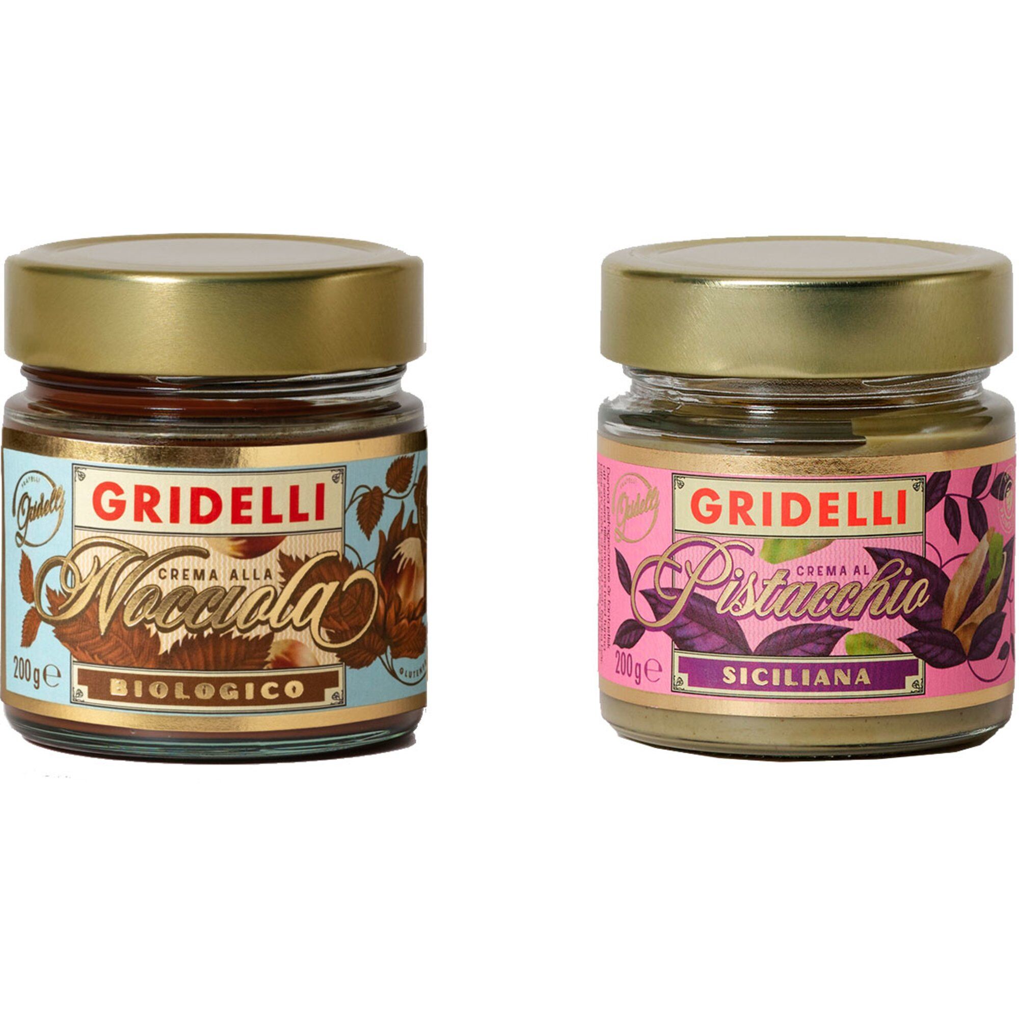 Fratelli Gridelli Pistacie- Og Hasselnøddecreme