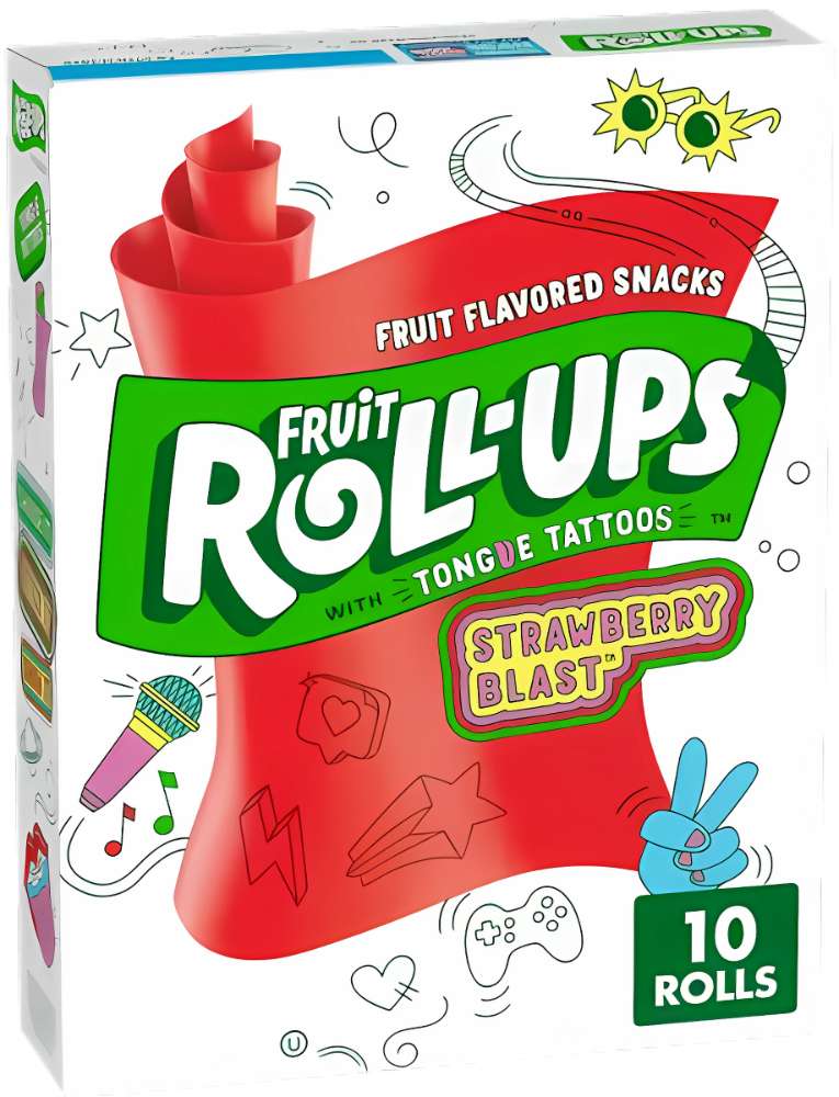 Fruit Roll-ups Strawberry Blast 141