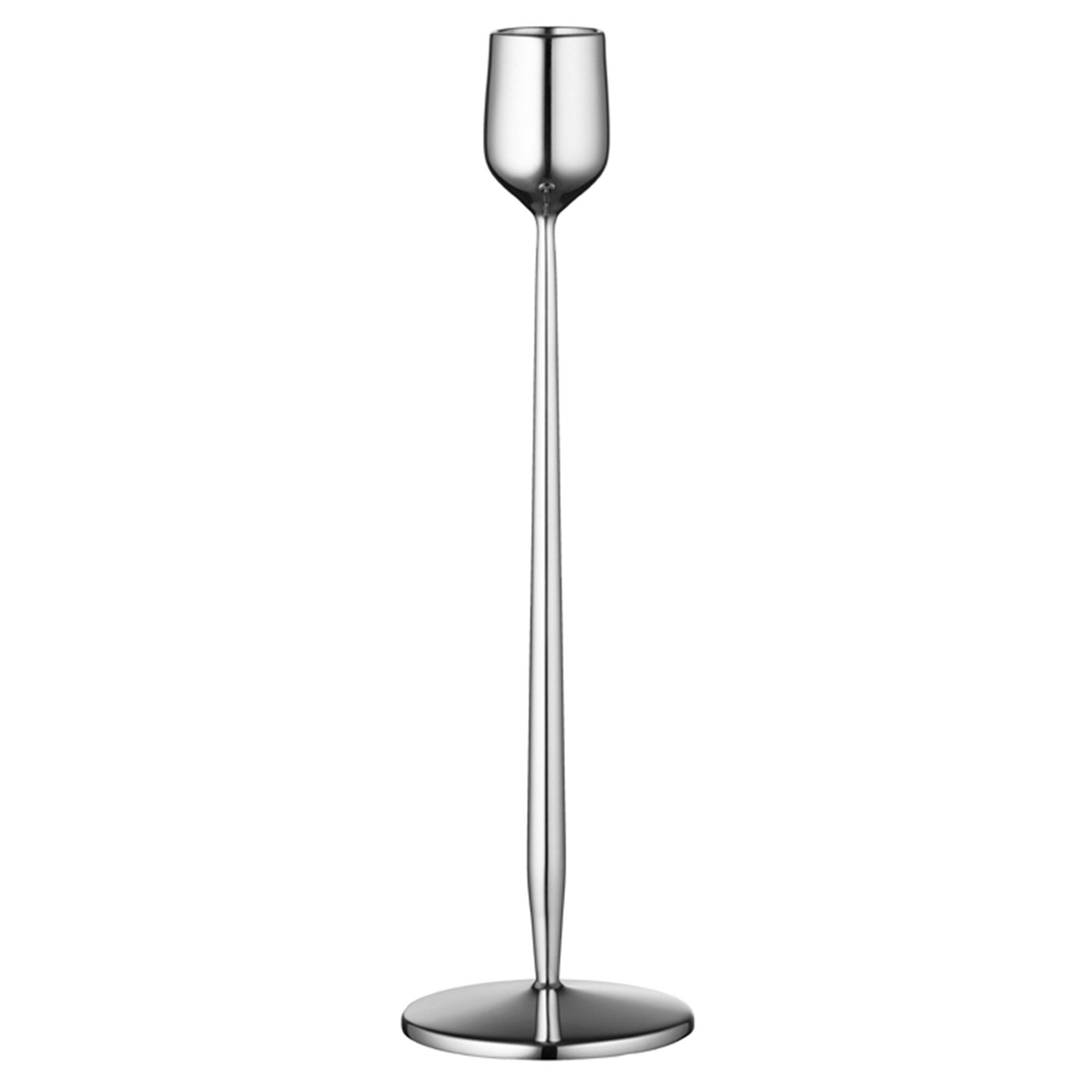 Gense Dorotea Lysestage 7x23   Cm  Blankt Stål