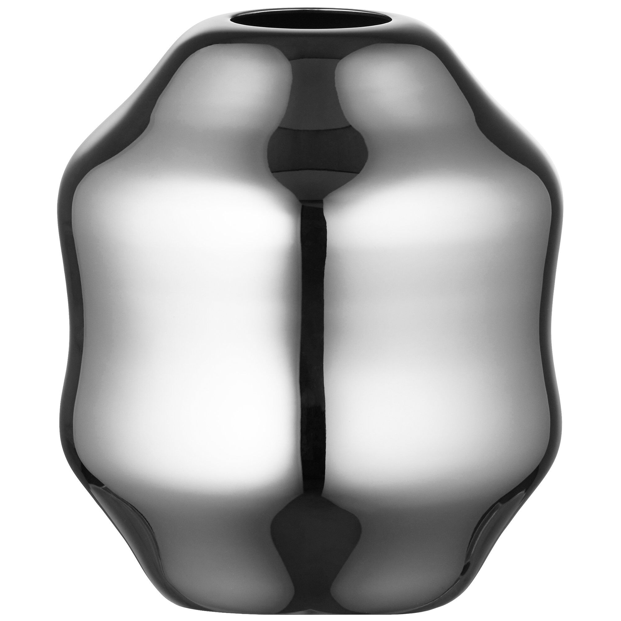 Gense Dorotea Vase 9x10 Cm  Blankt Stål
