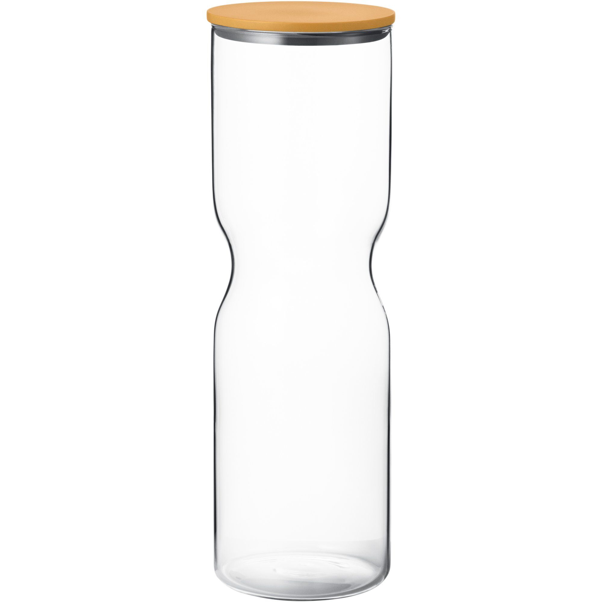 Georg Jensen Alfredo Opbevaringsboks Med Låg   Liter  Glas Gul