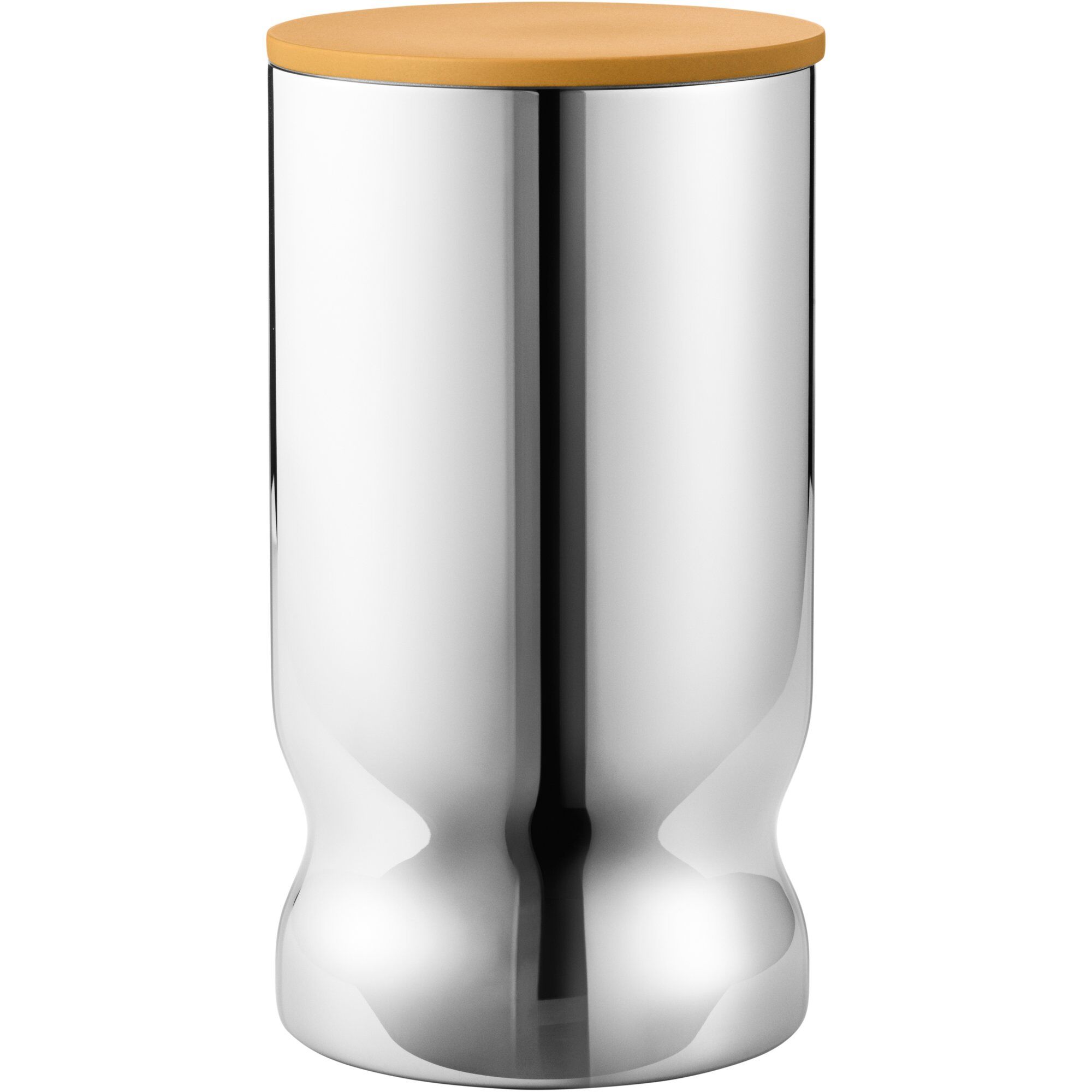 Georg Jensen Alfredo Opbevaringsboks Med Låg   Liter  Rustfrit Stål Gul