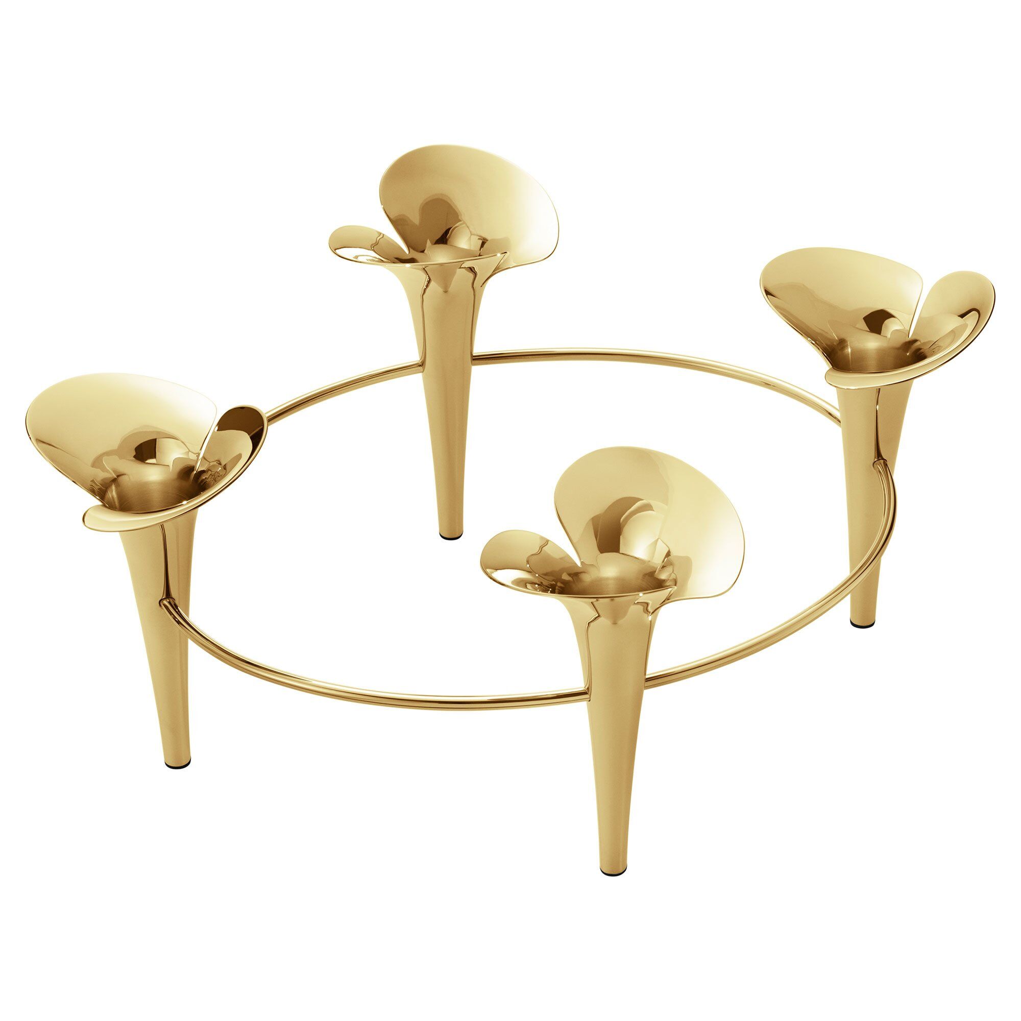 Georg Jensen Bloom Botanica Lysestage  Guld