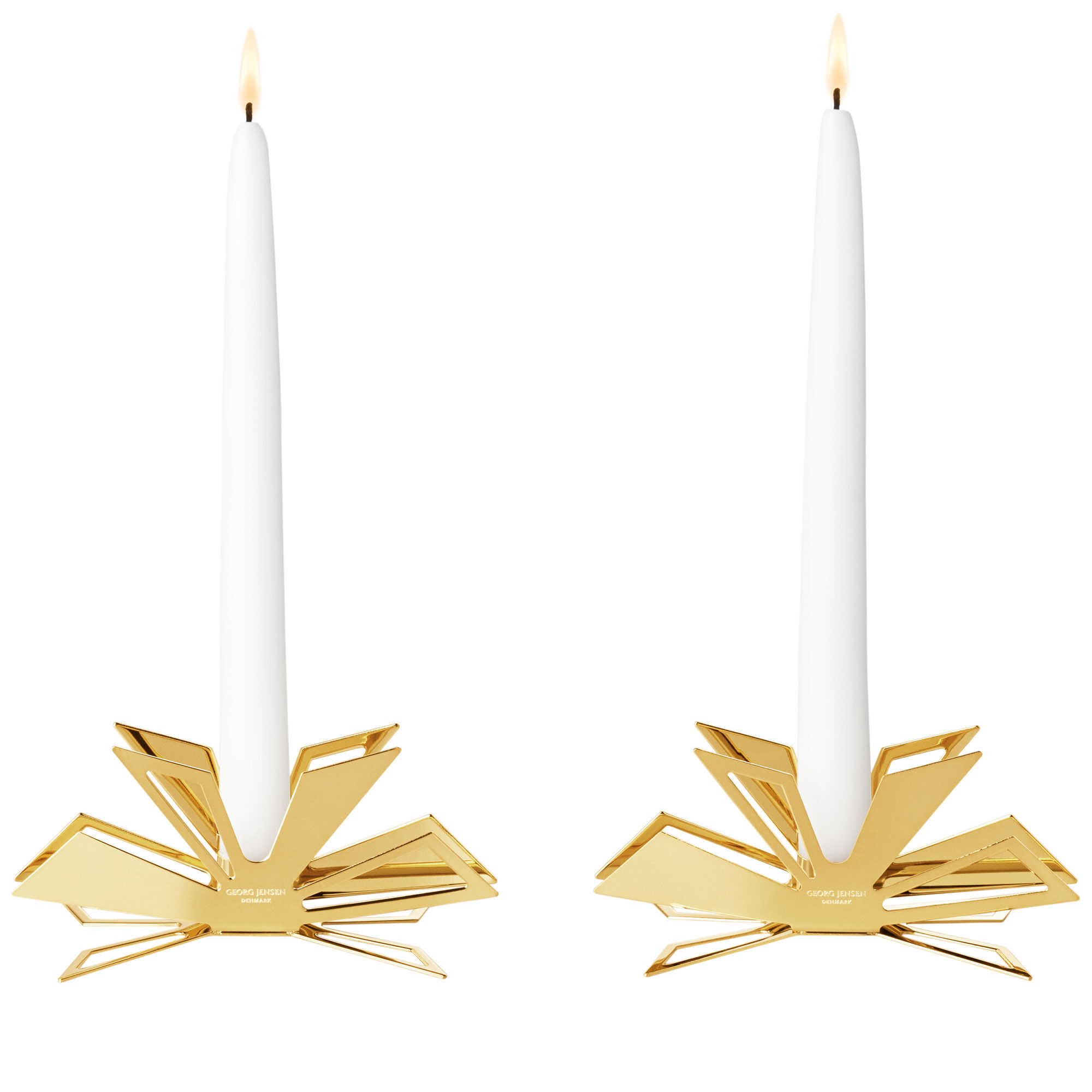 Georg Jensen Cc 2025 Taper Lysestage 18k-belagt  -pak