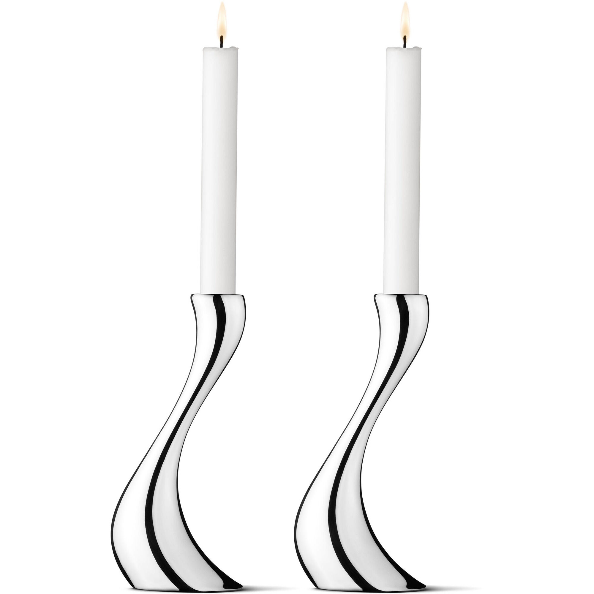 Georg Jensen Cobra Lysestage  Mellem    Stk