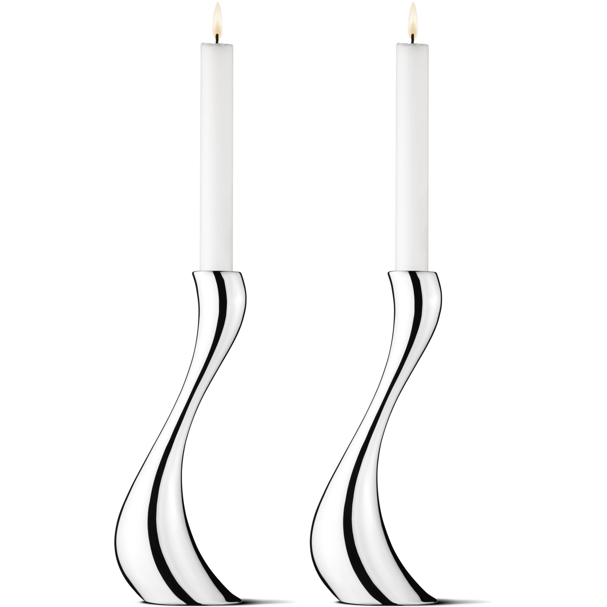 Georg Jensen Cobra Lysestage  Stor    Stk