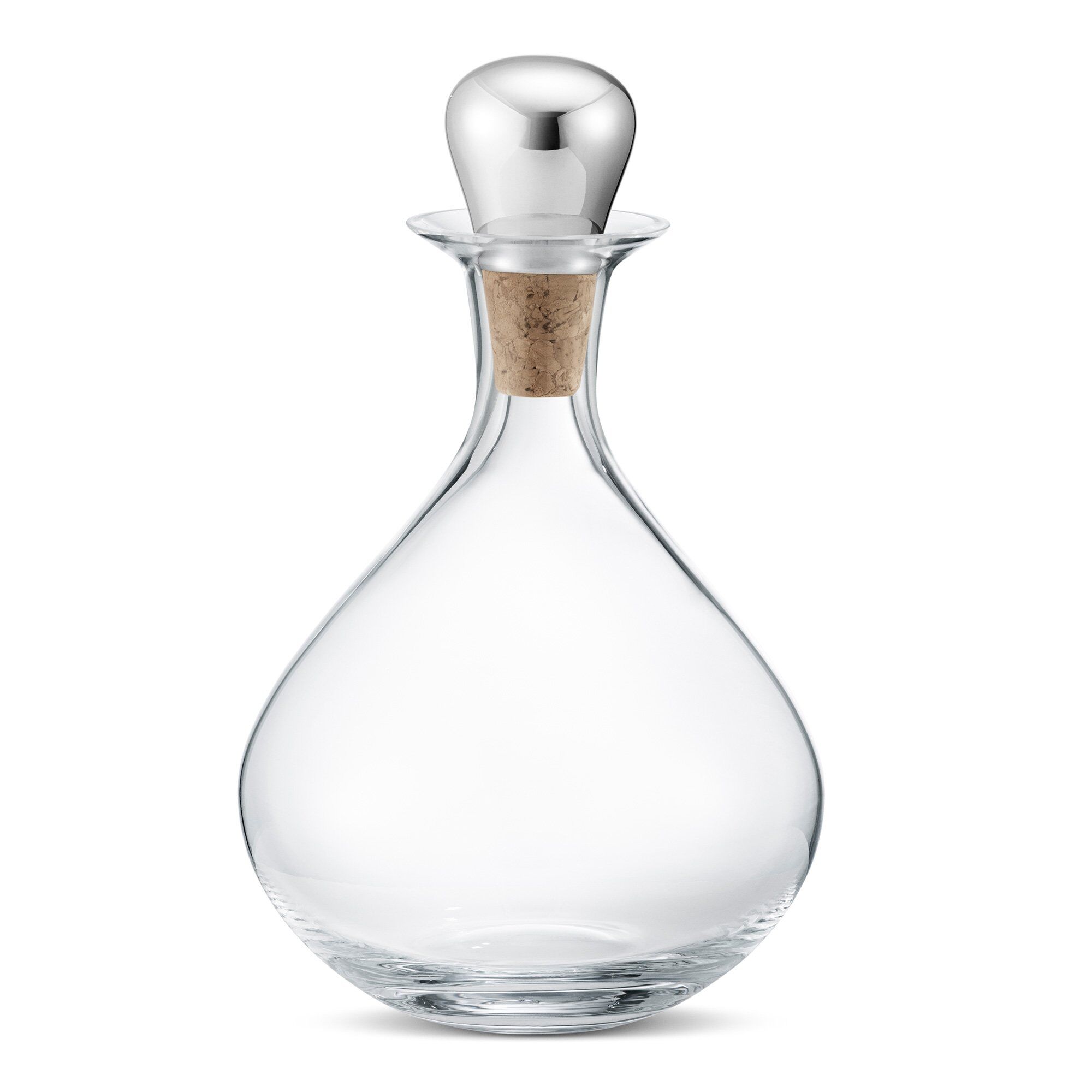 Georg Jensen Sky Vinkaraffel  Stål Krystal