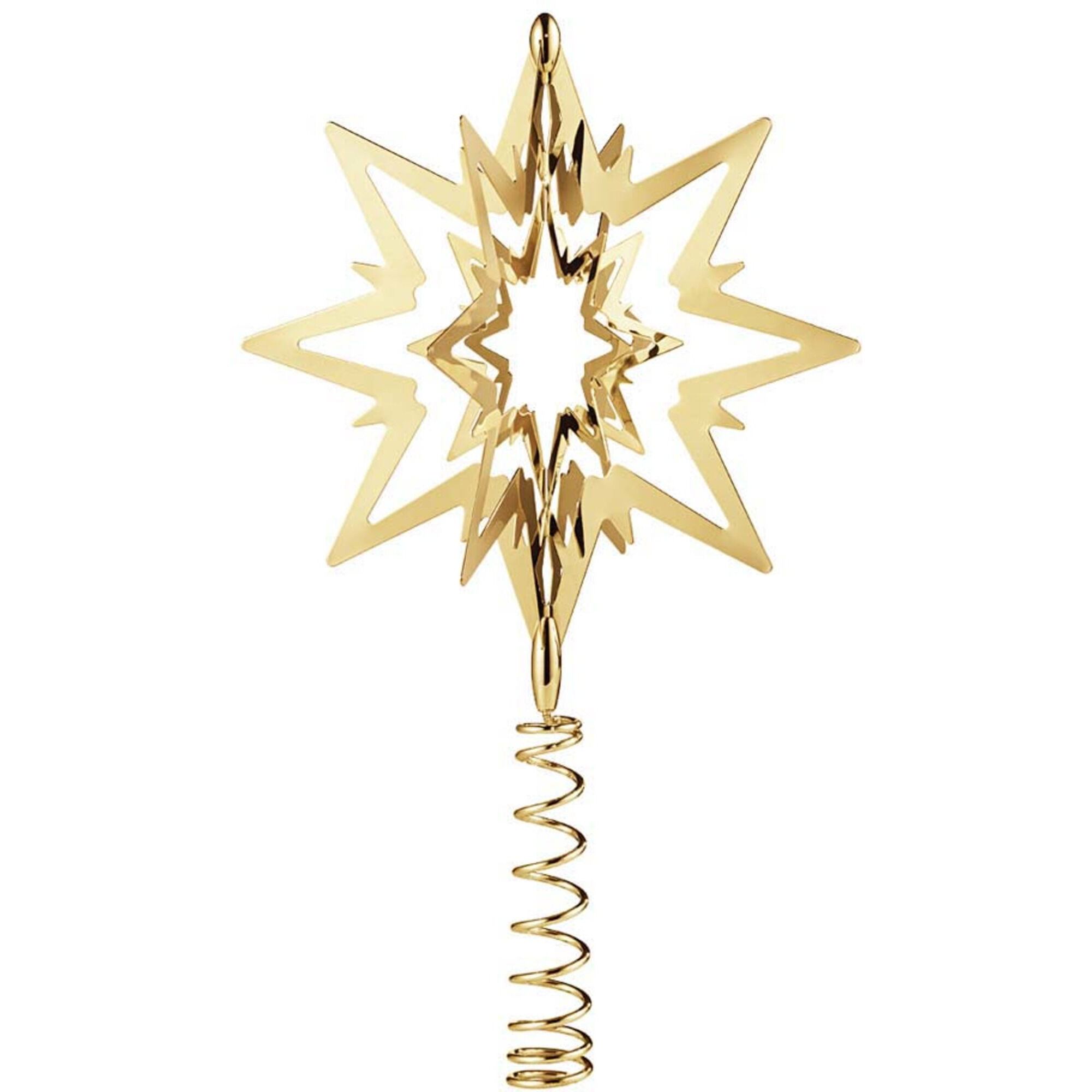 Georg Jensen Star Juletræsstjerne Guld Lille