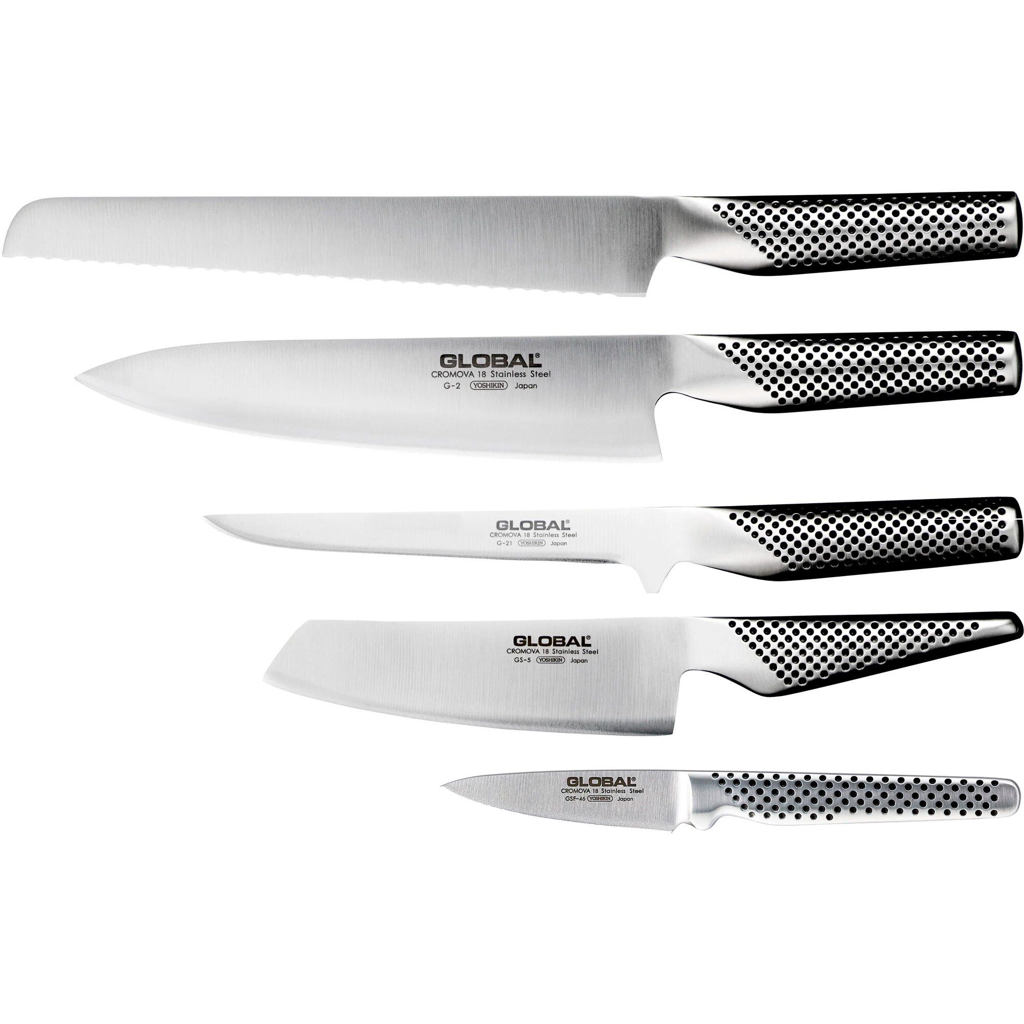 Global   Dels Knivsæt  Kitchenone 39   Udvalgte