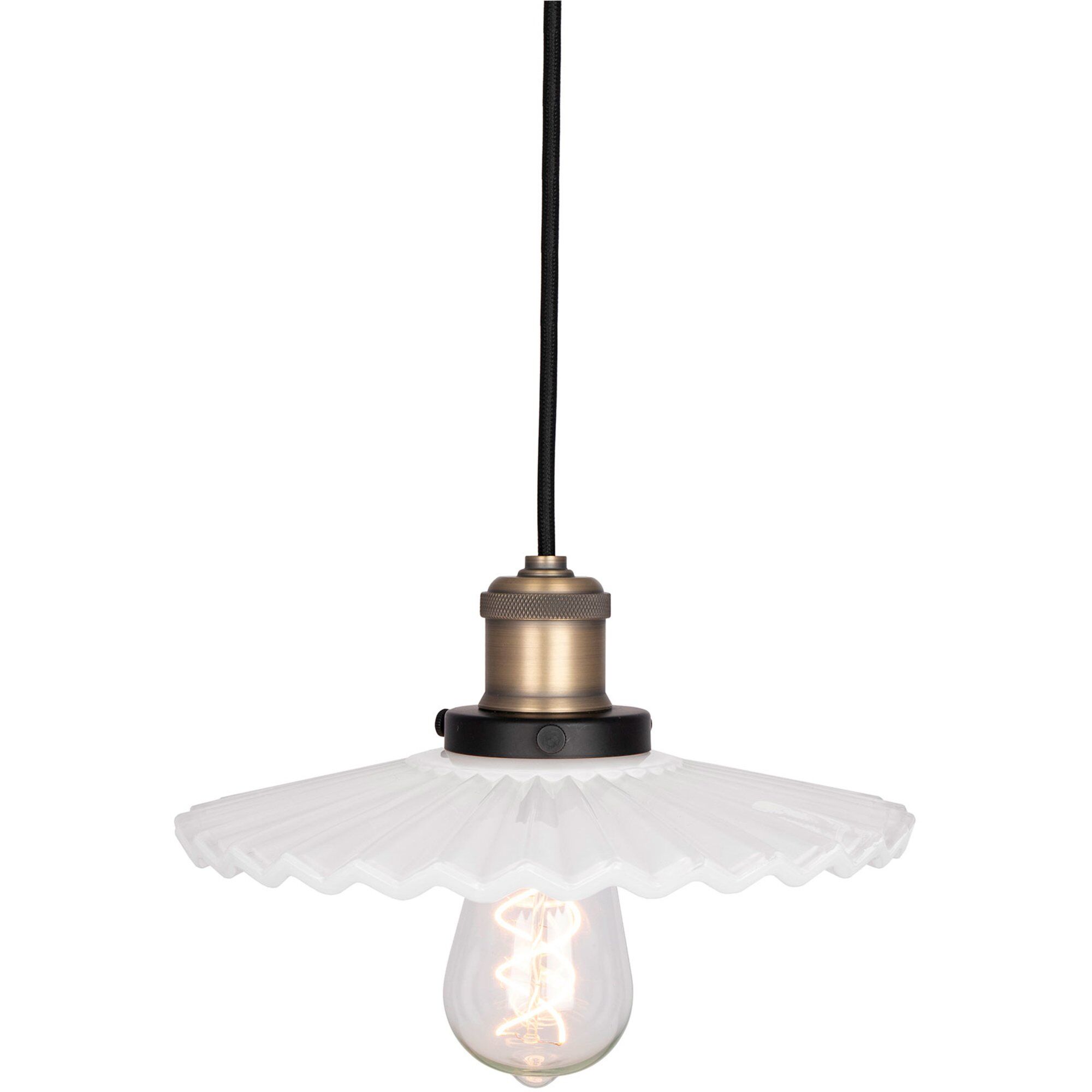 Globen Lighting Cobbler Pendel 25 Cm  Hvid