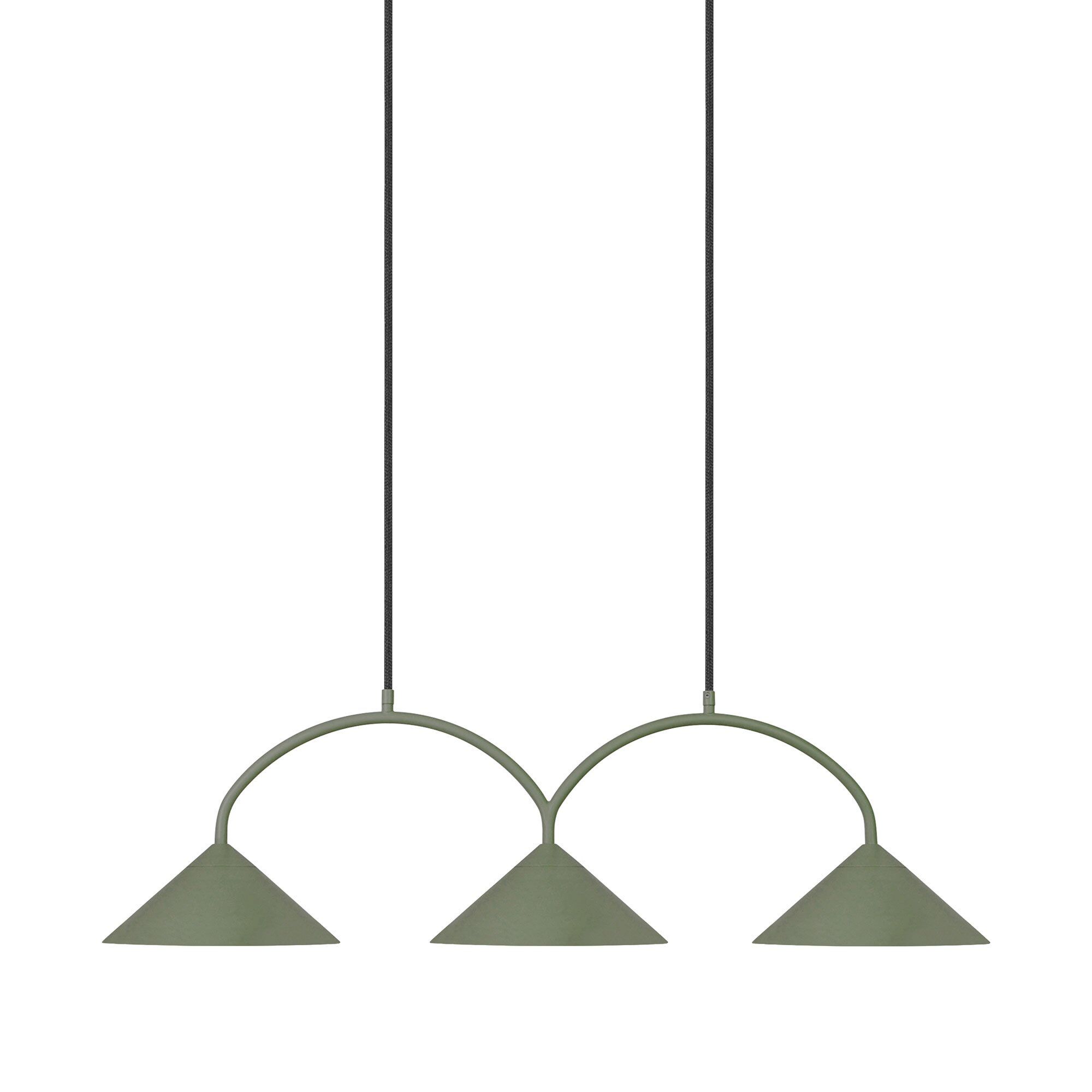 Globen Lighting Pendel Curve   Lampe  Grøn