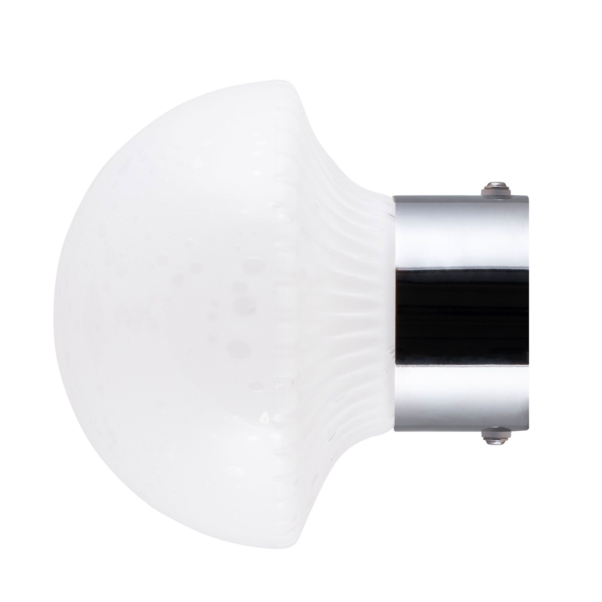Globen Lighting Fungo 16 Væglampe  Hvid Krom
