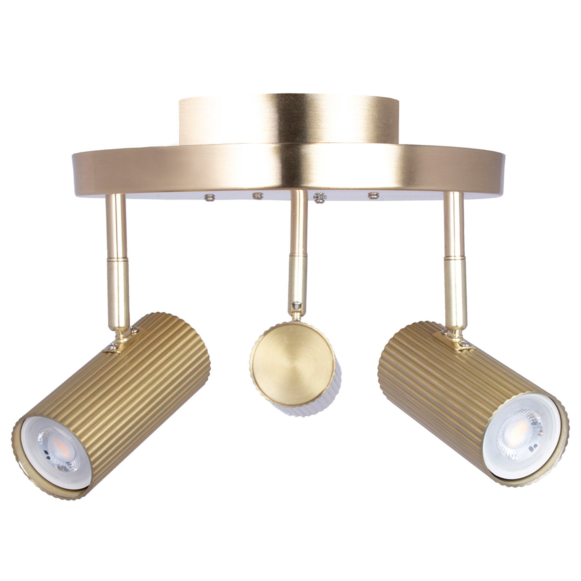 Globen Lighting Hubble   Plafond  Børstet Messing