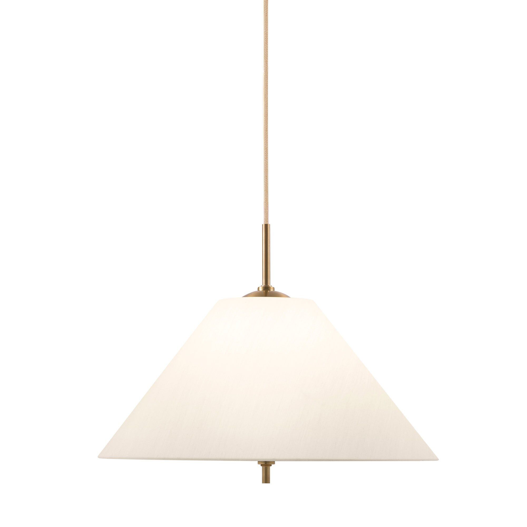 Globen Lighting Iris Pendel Lampe 25 Cm  Creme