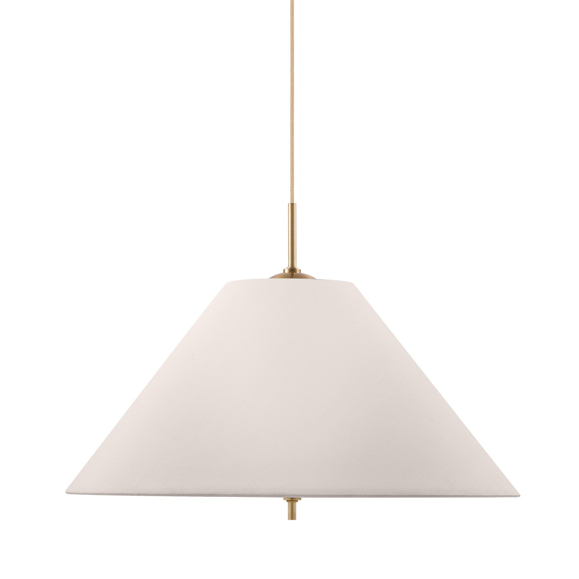 Globen Lighting Iris Pendel Lampe 50 Cm  Creme