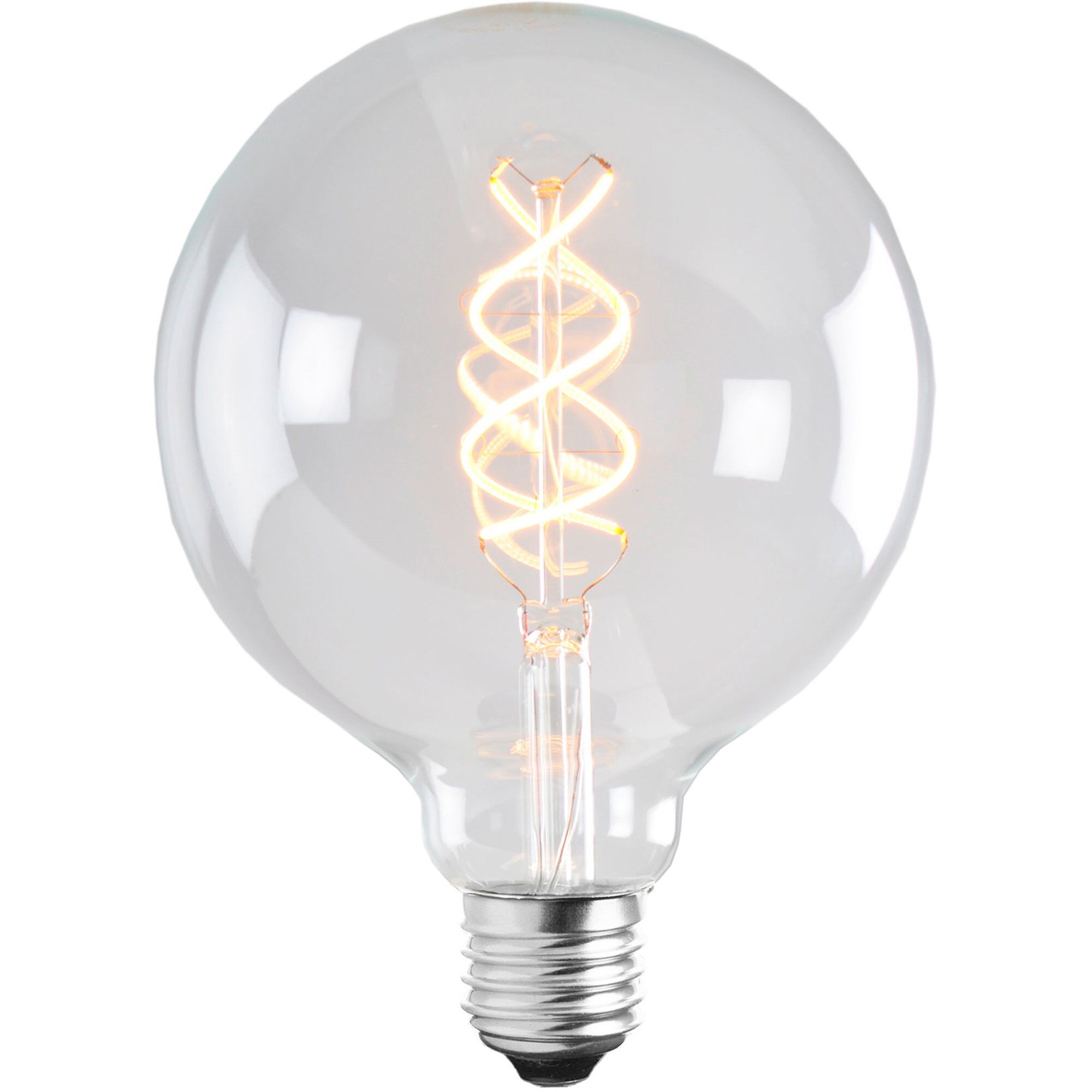 Globen Lighting Lyskilde E27 Led Soft Filament Globe 125 Mm 5w  Klar