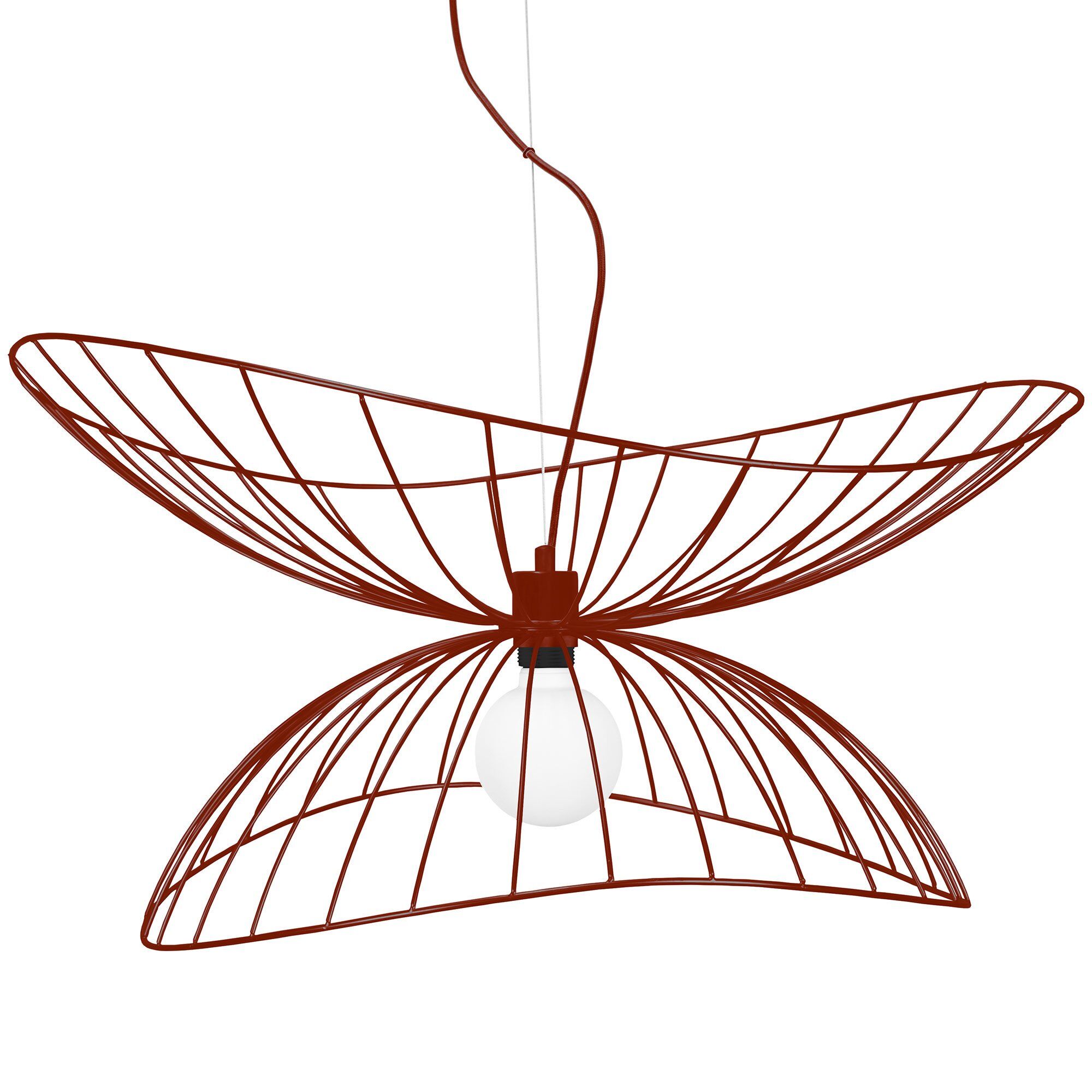 Globen Lighting Pendel Ray 70  Burgundy