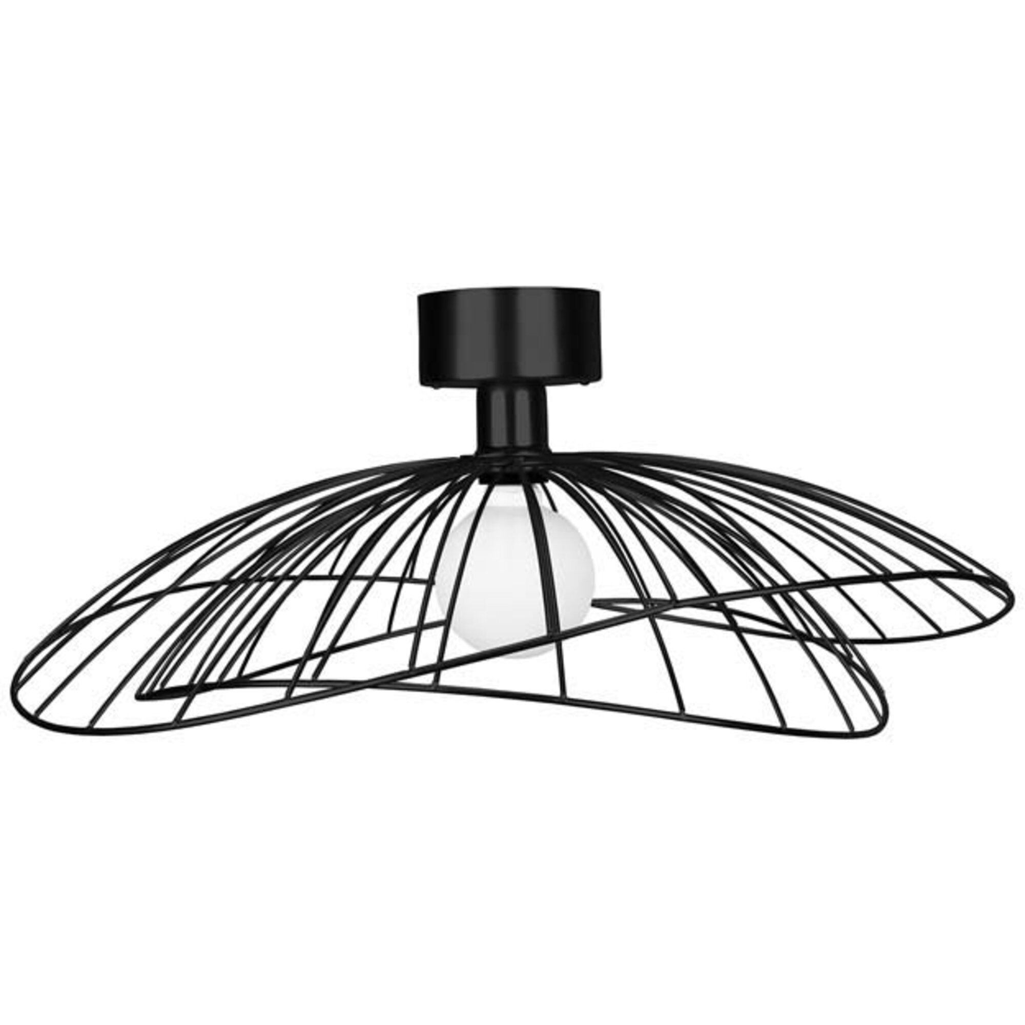 Globen Lighting Plafond Væg Ray Lampe  Sort