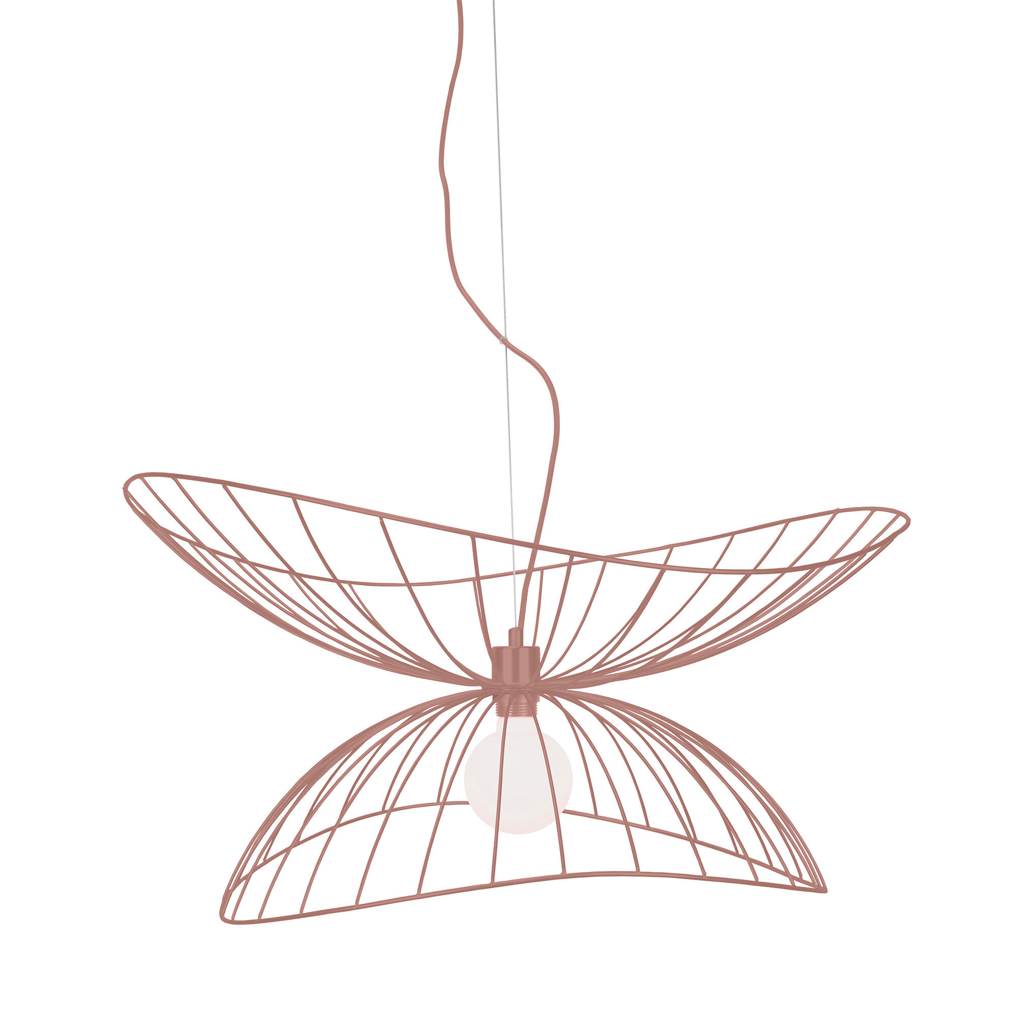 Globen Lighting Ray Pendel 70 Cm  Dusty Pink