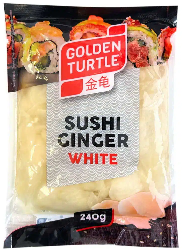 Golden Turtle Sushi Ginger White 240