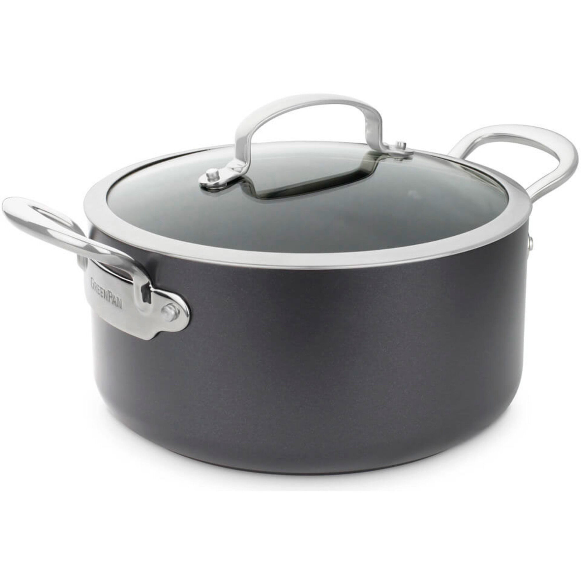 Greenpan Barcelona Gryde    Låg 24 Cm