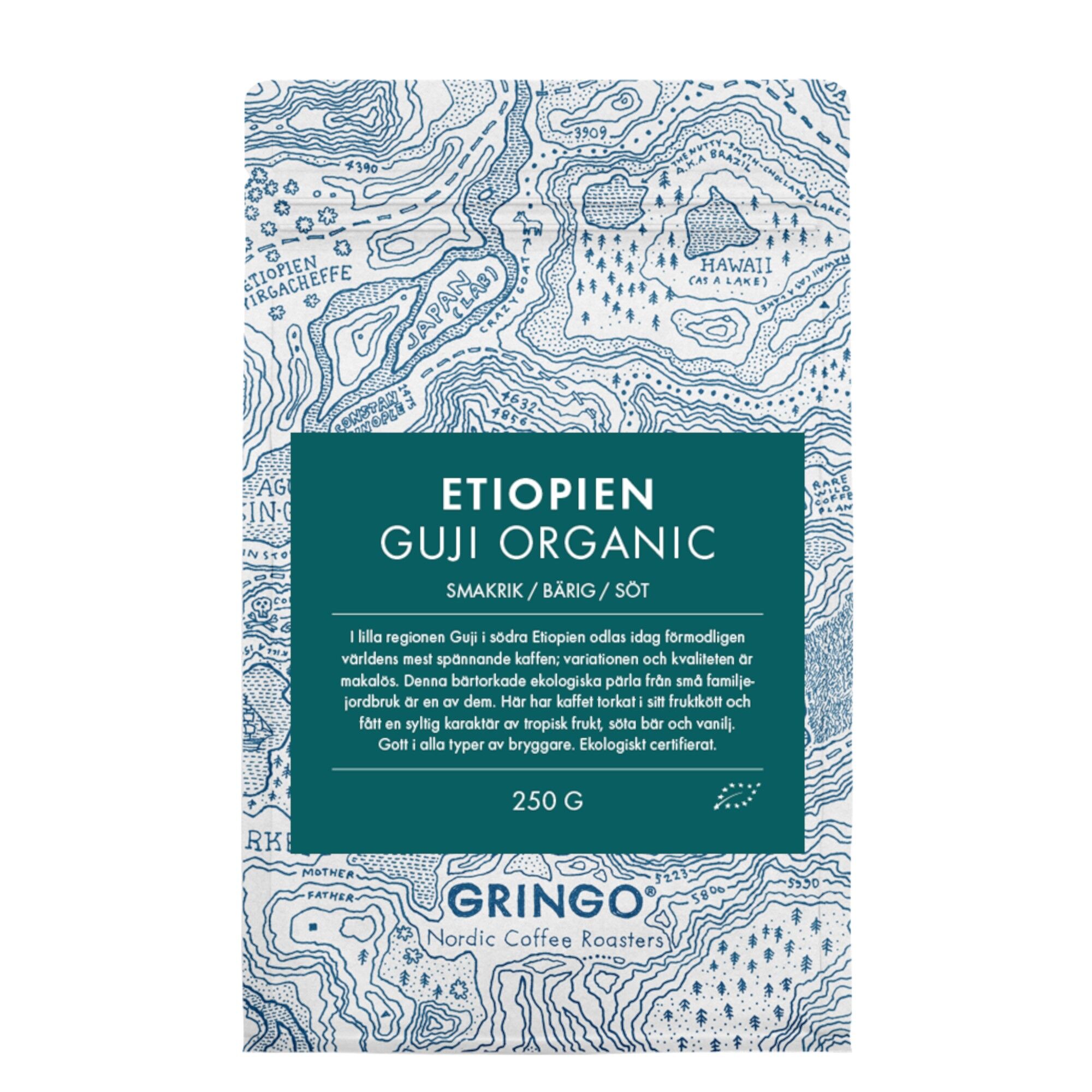 Gringo Etiopien Guji Organic Kaffebønner 250