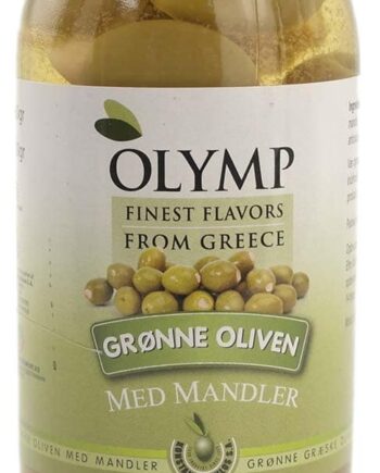 Grønne Oliven   Mandler 360gr