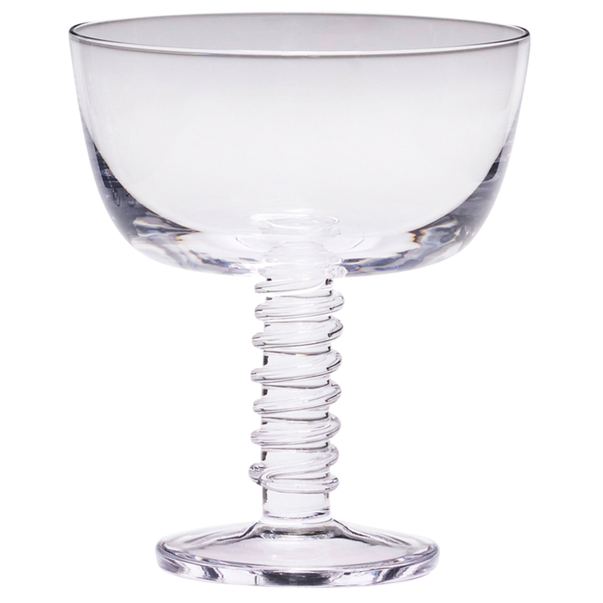Hübsch Clink Champagneglas  Klar