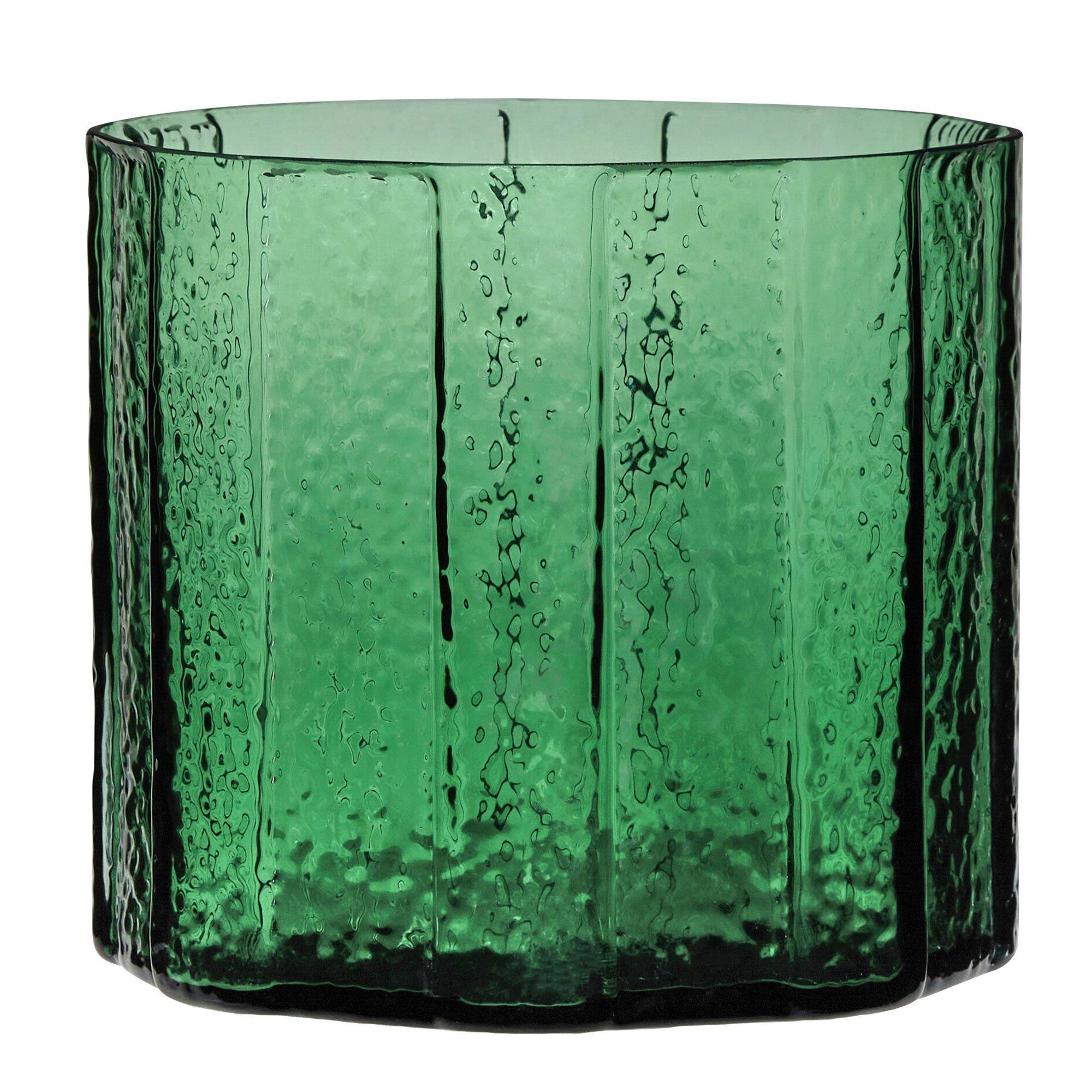 Hübsch Emerald Vase 23 Cm  Grøn