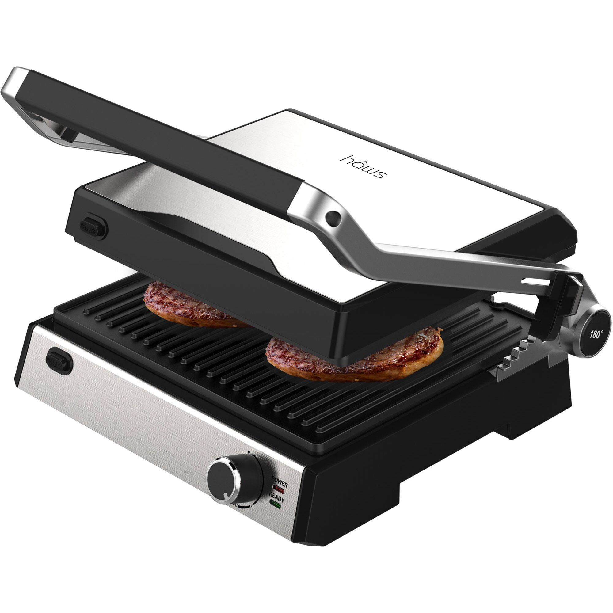 Hã Ws  Møn Proff Bord- Paninigrill  Rustfri Sort