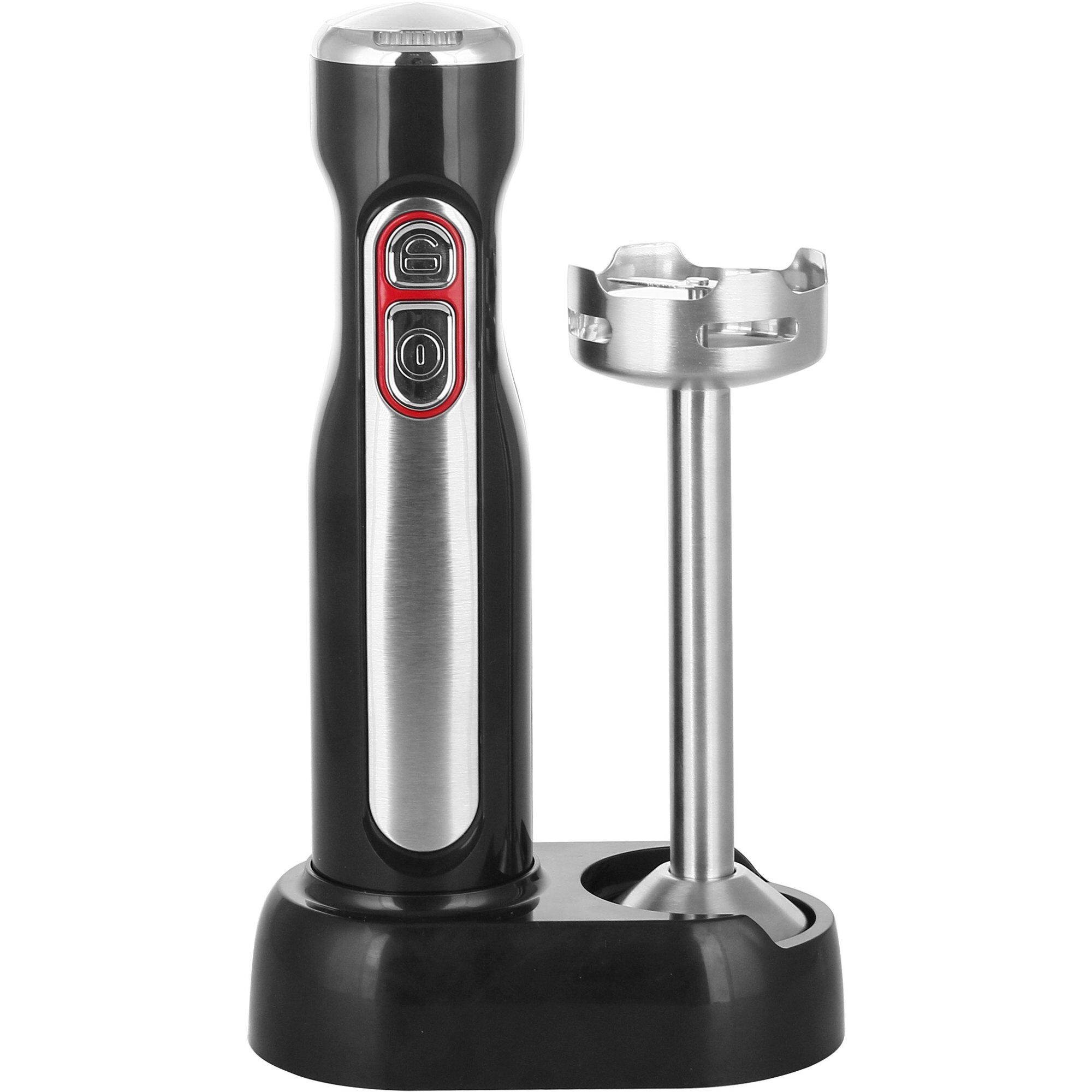 Hã Ws Sbt100 Ledningsfri Stavblender Med Beholder  Sort Rustfrit Stål