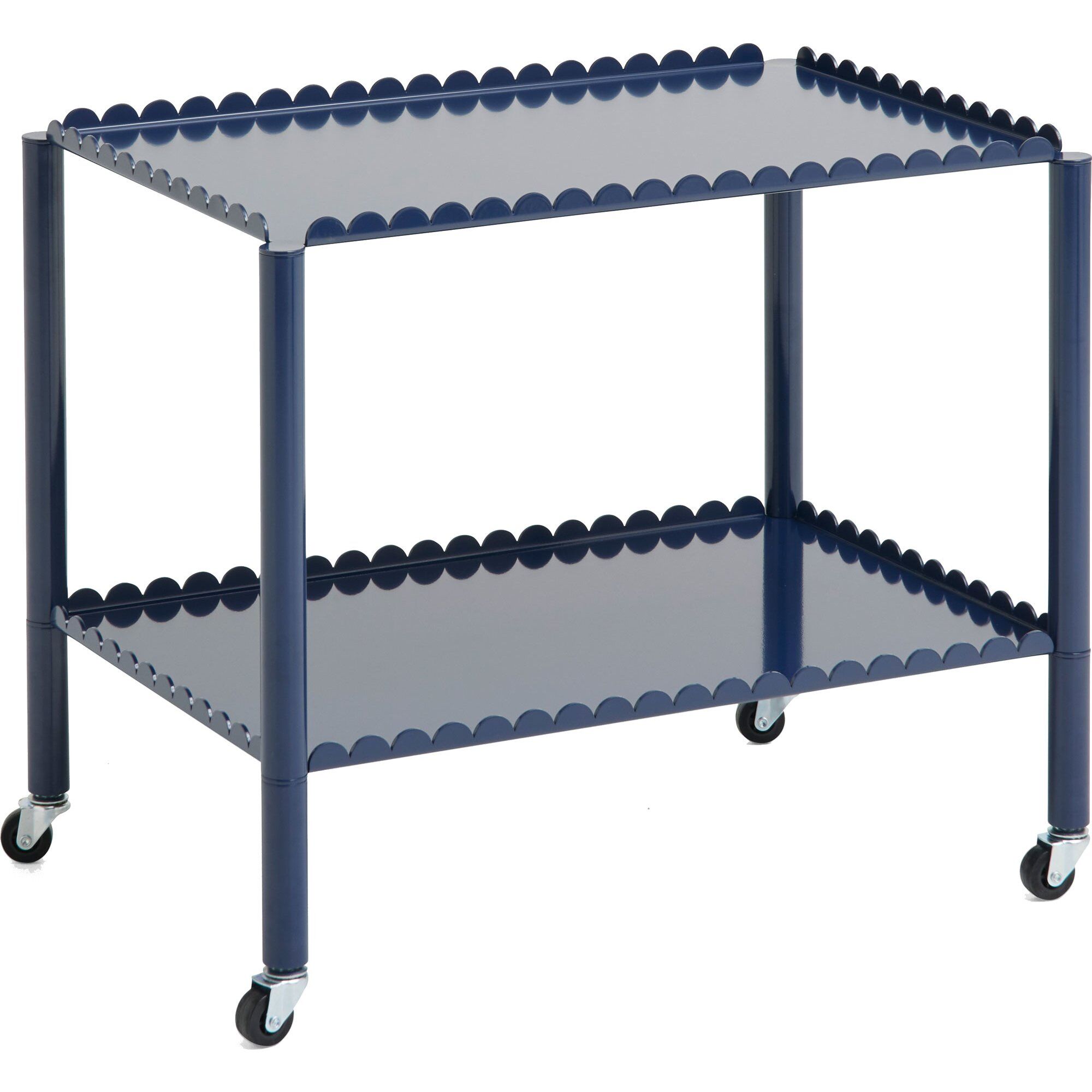 Hay Arcs Trolley Low Vogn  Steel Blue