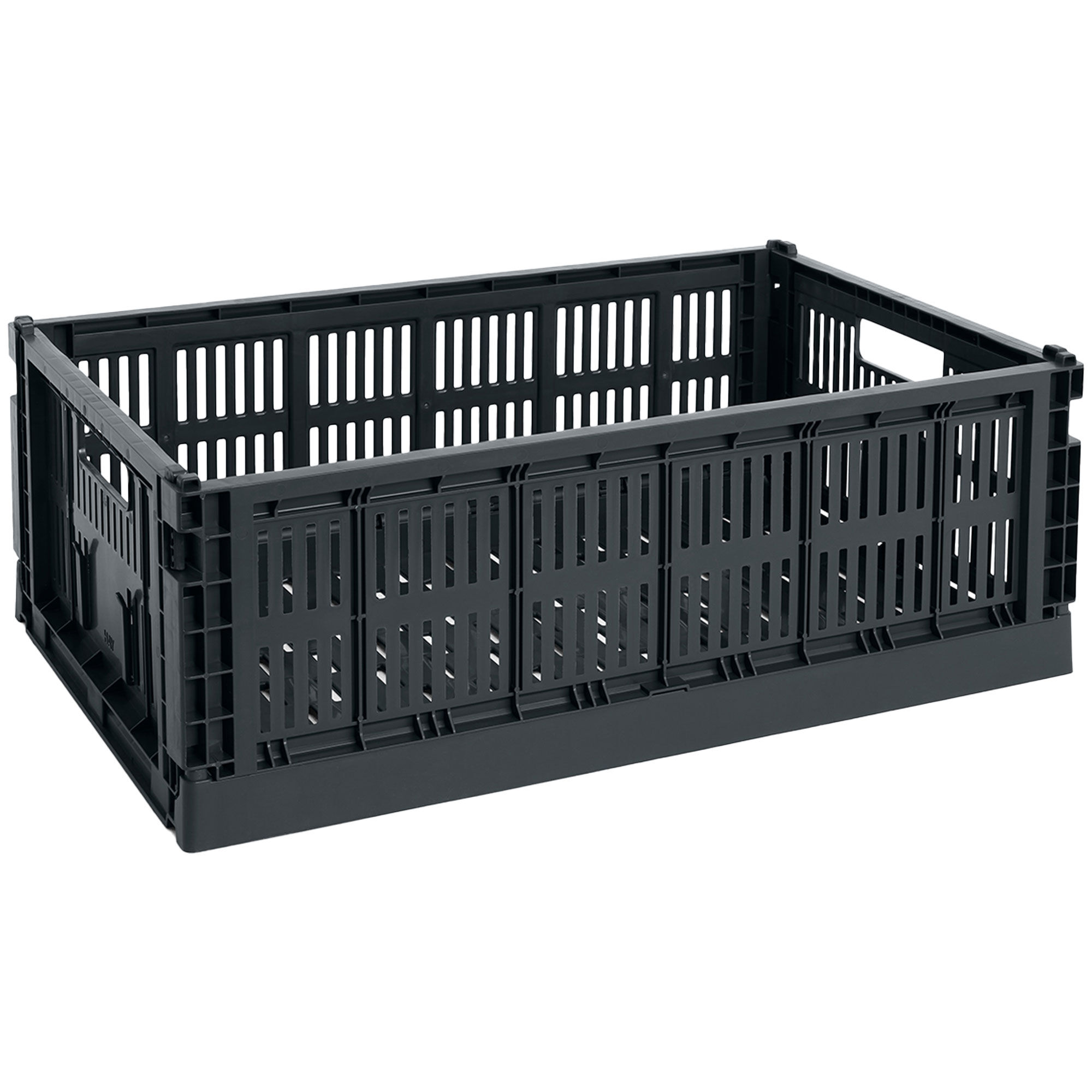 Hay Colour Crate Large Opbevaringskasse  Charcoal